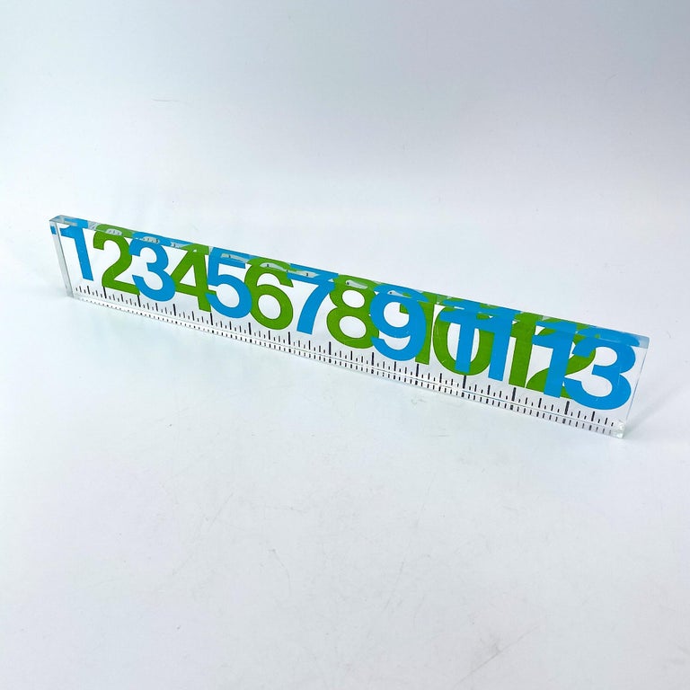 1960s Nelson Ruler from the SAFETY NUMBERS Graphic Design