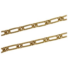 1960s Georges L'enfant for Fred Paris Diamond and Gold Convertible Chain