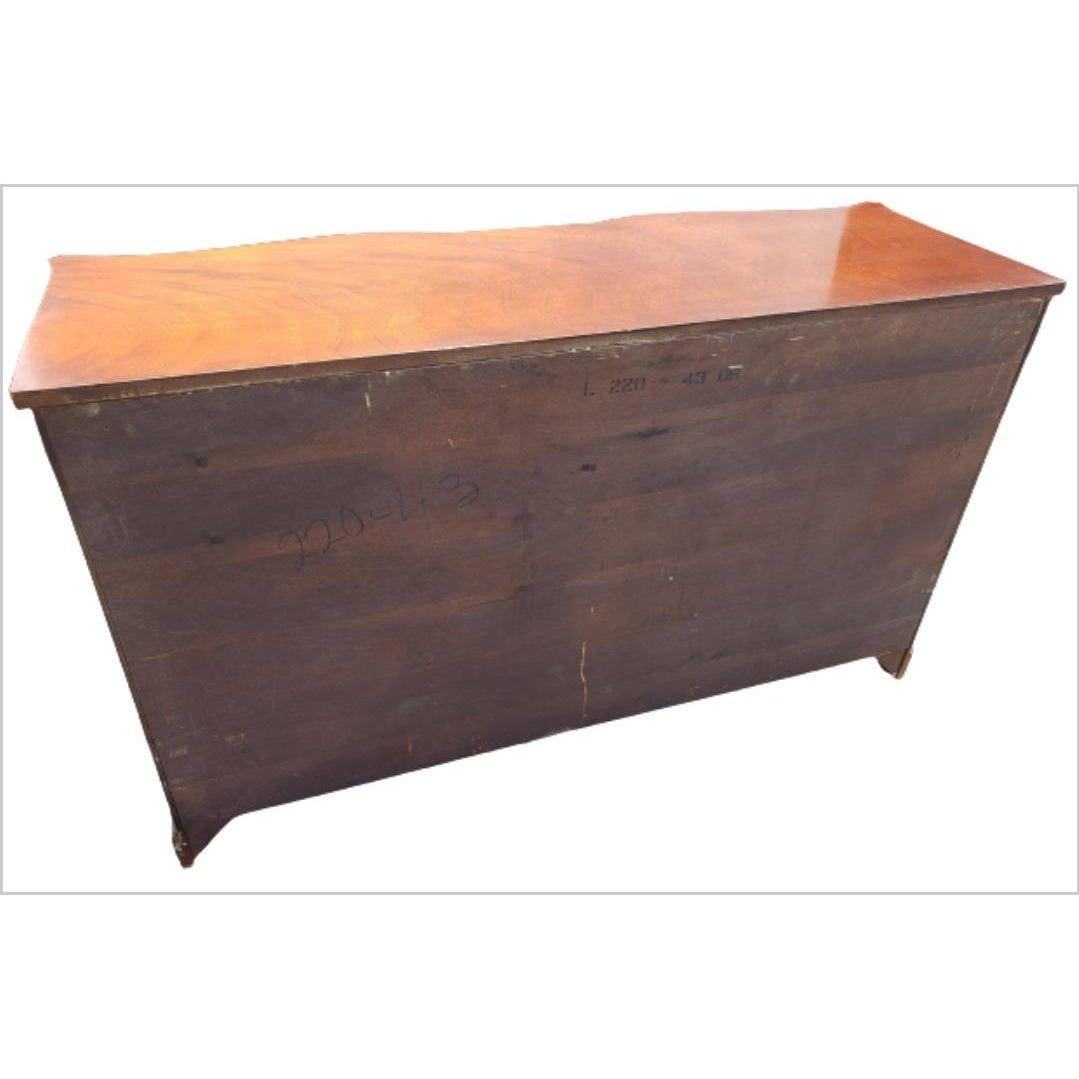 1960s Georgetown Galleries Magogany Serpentine Triple Dresser 1