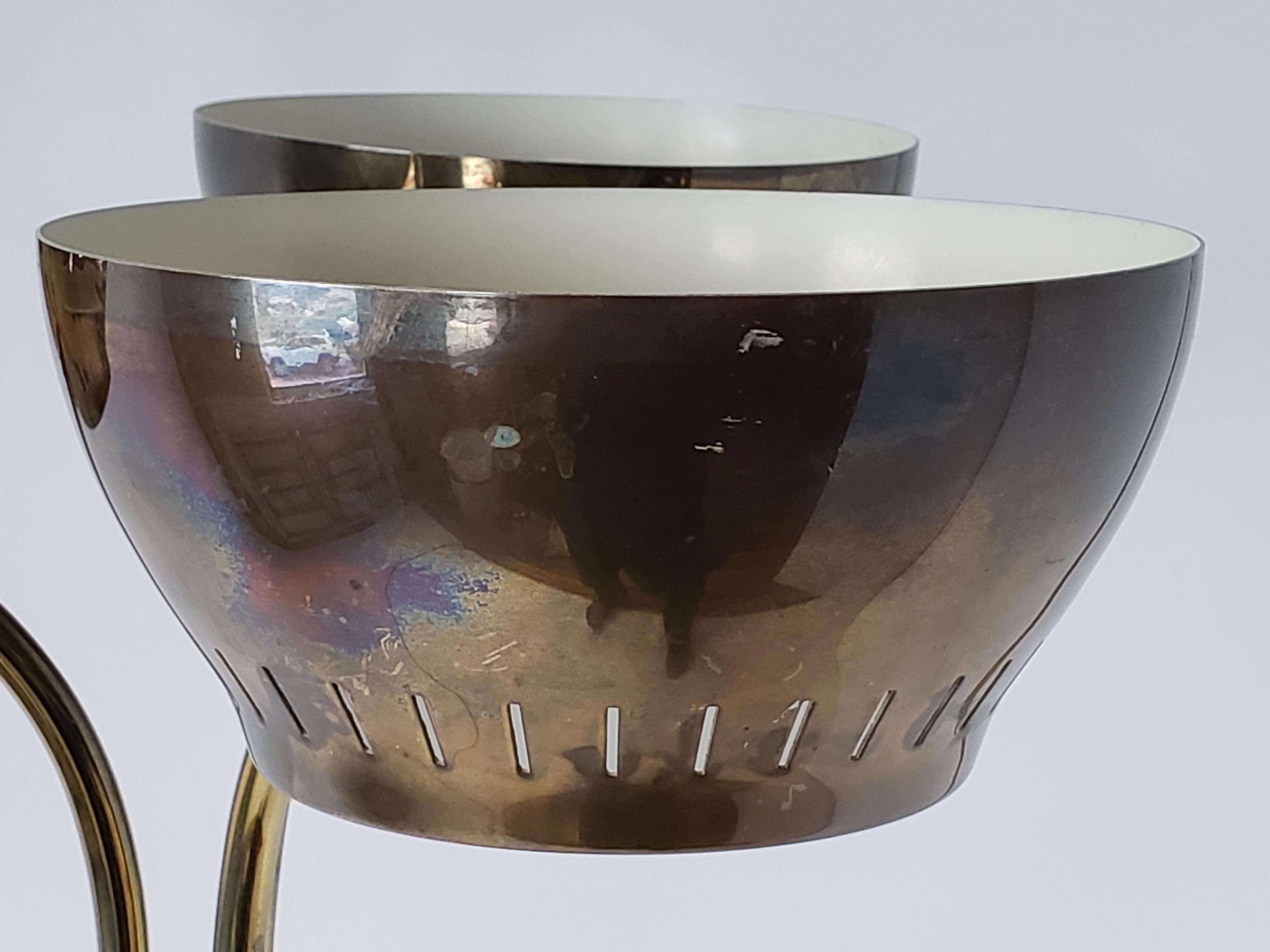 1960s Gerald Thurston 3 Heads Floor Lamp, USA 2