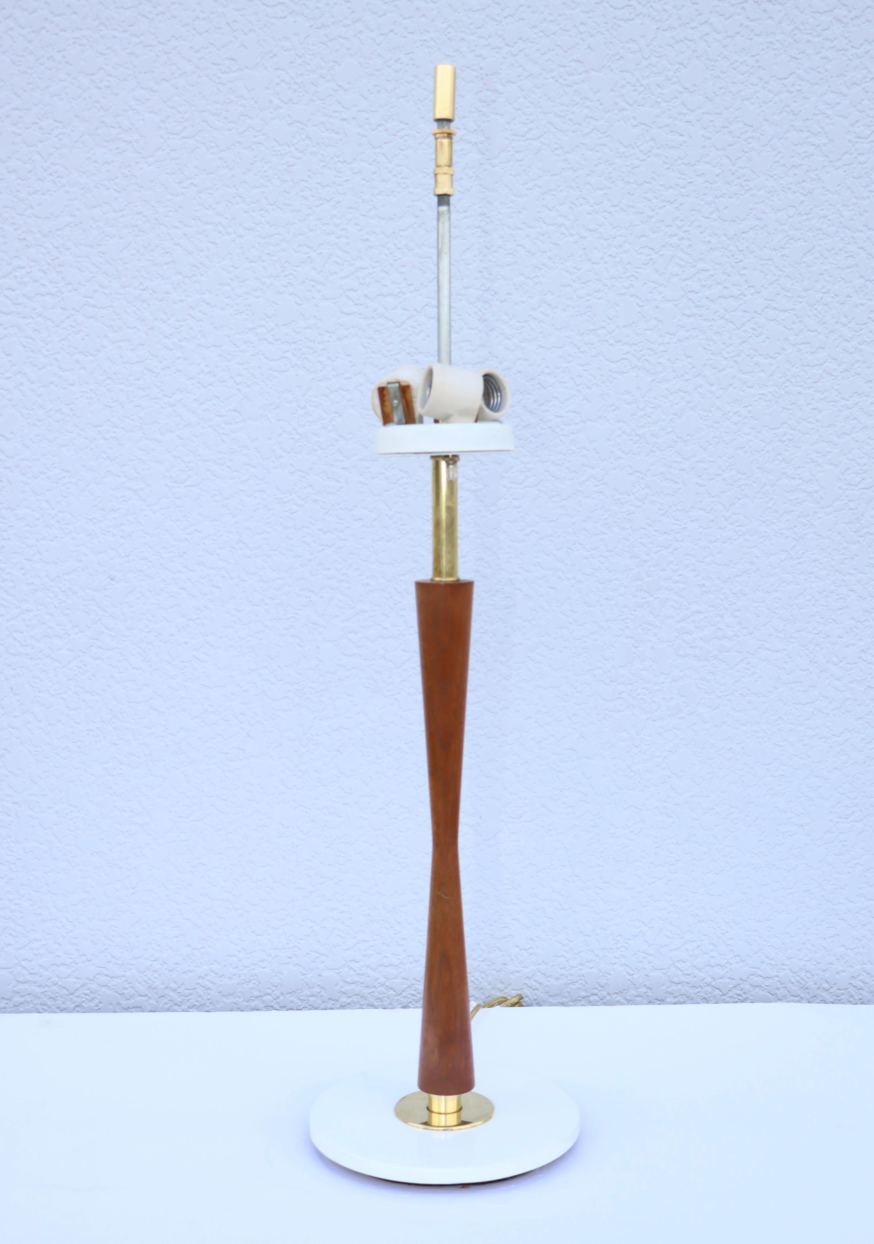 Lampes de table modernes Gerald Thurston pour Lightolier des années 1960 en vente 6
