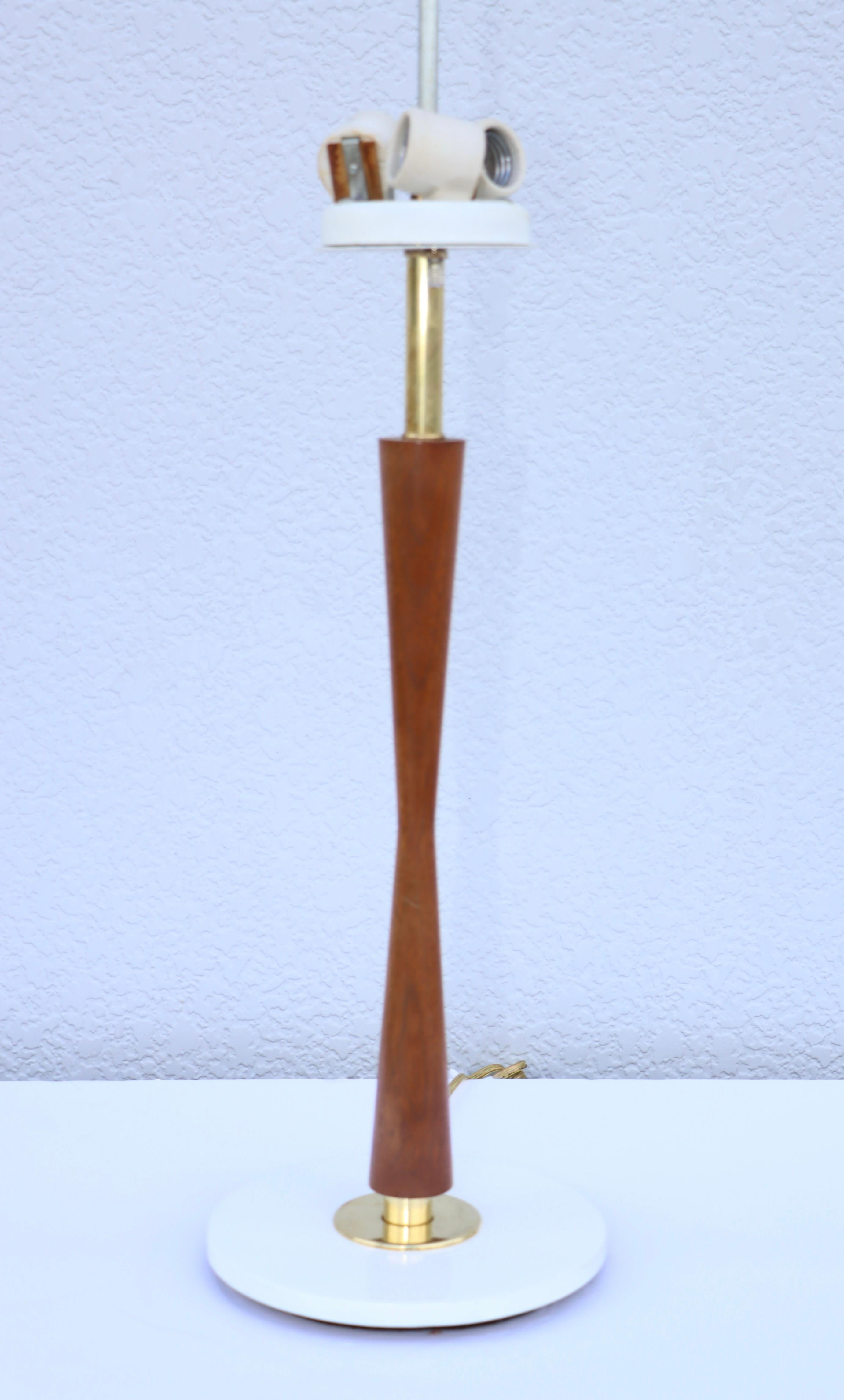 Lampes de table modernes Gerald Thurston pour Lightolier des années 1960 en vente 9