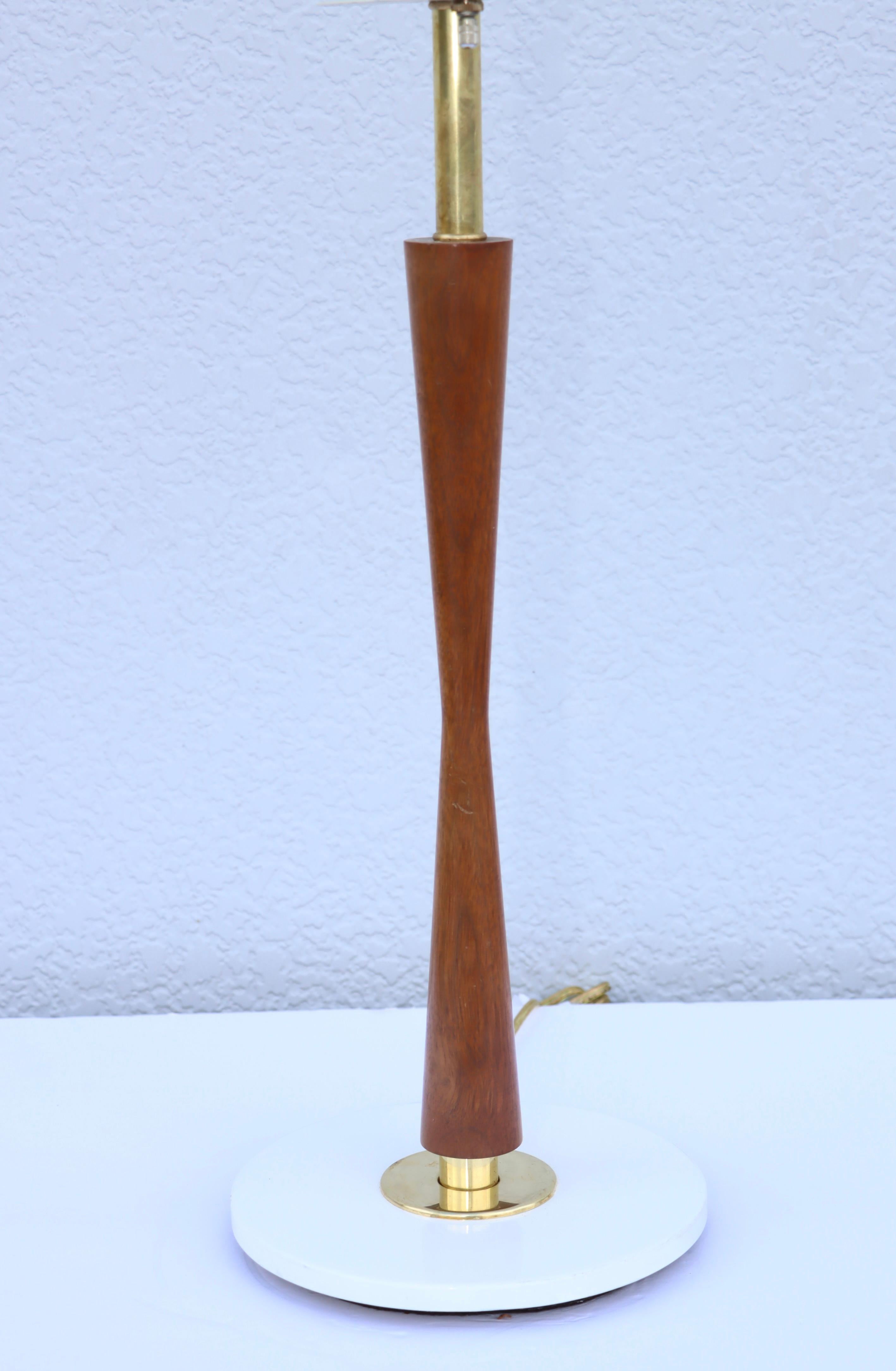 Lampes de table modernes Gerald Thurston pour Lightolier des années 1960 en vente 12