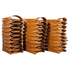 1960
s German Beech Folding Convent Chairs - Good Quantity Available