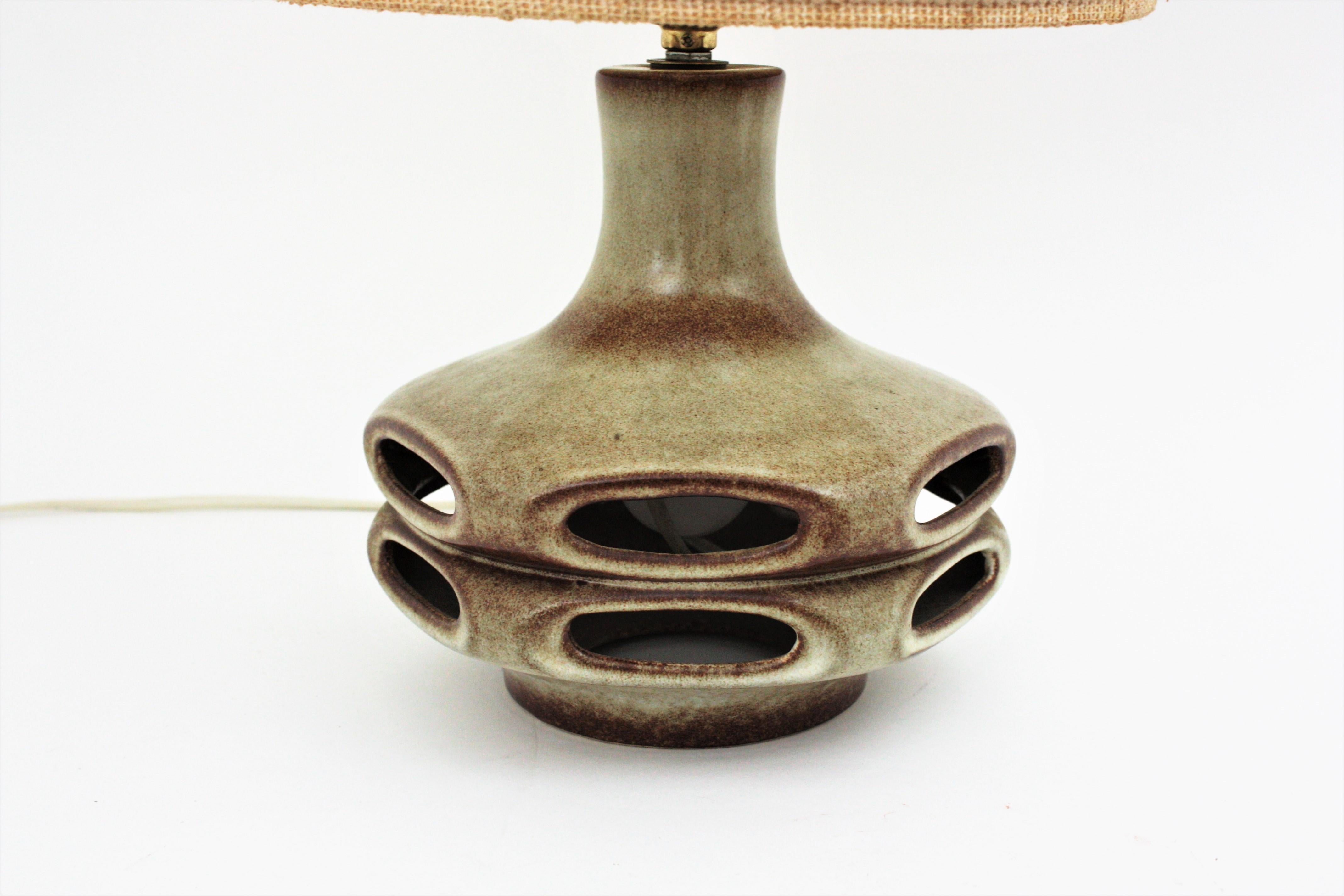1960s German Ceramic Table Lamp 5