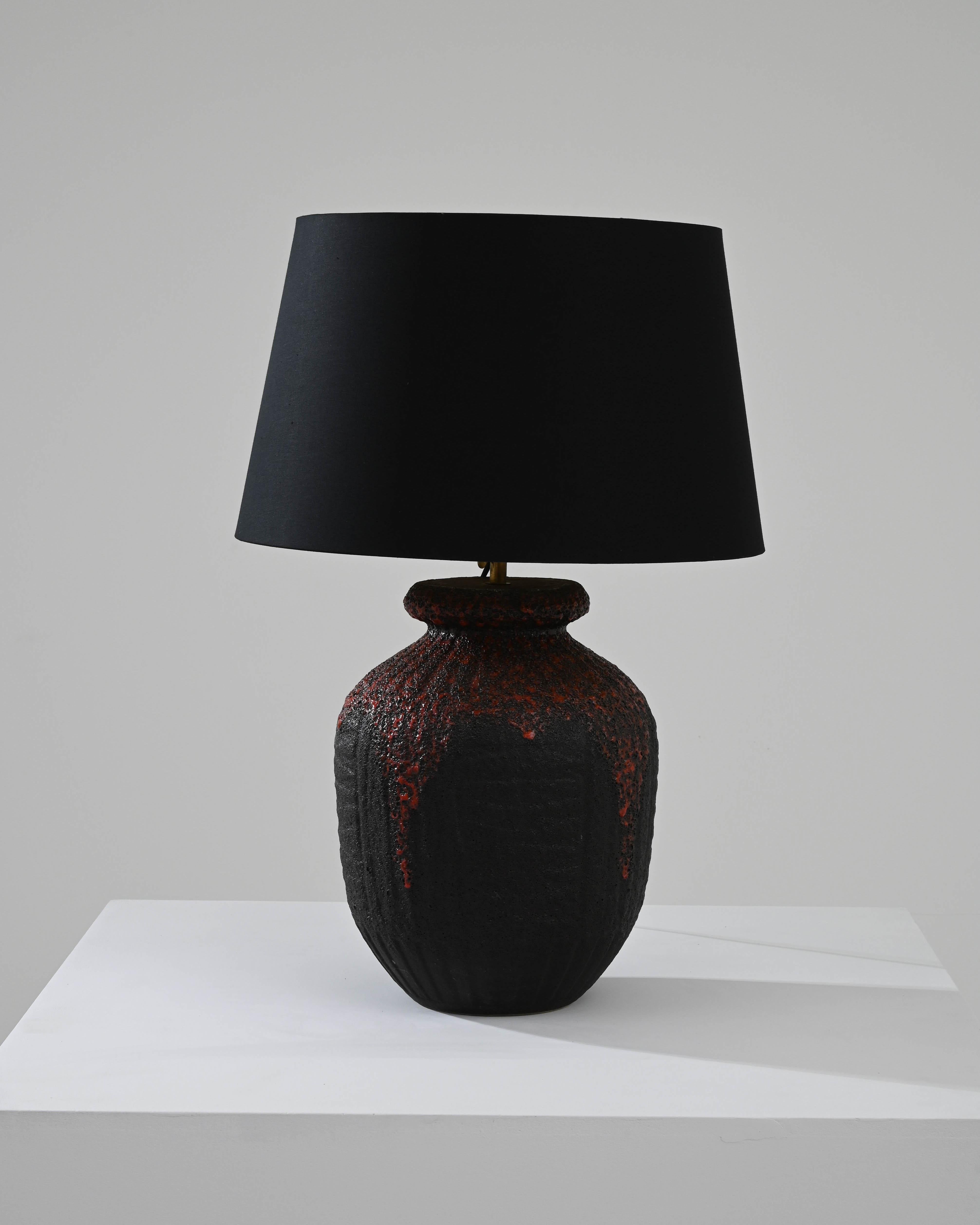20th Century 1960s German Ceramic Table Lamp