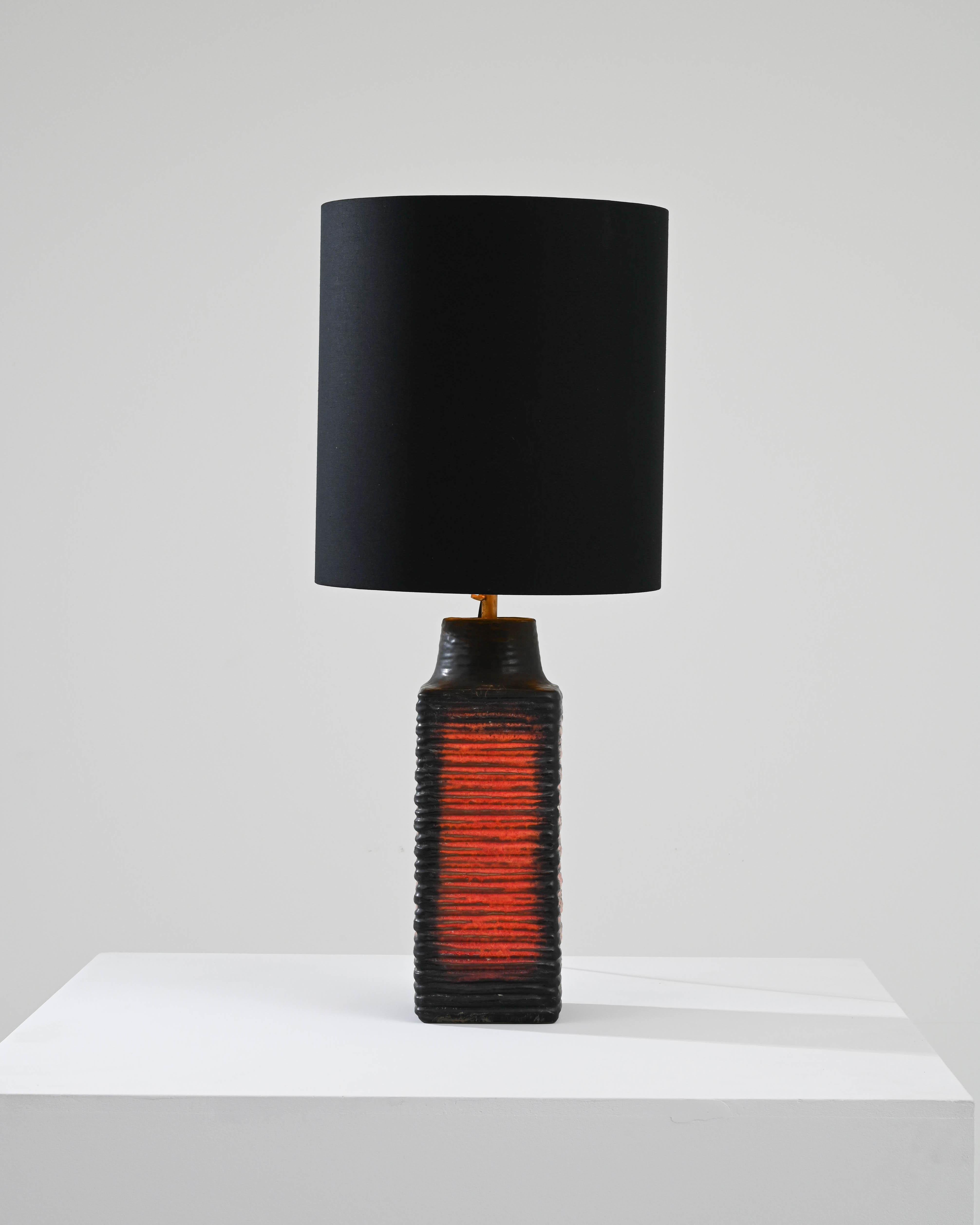 20th Century 1960s German Ceramic Table Lamp For Sale