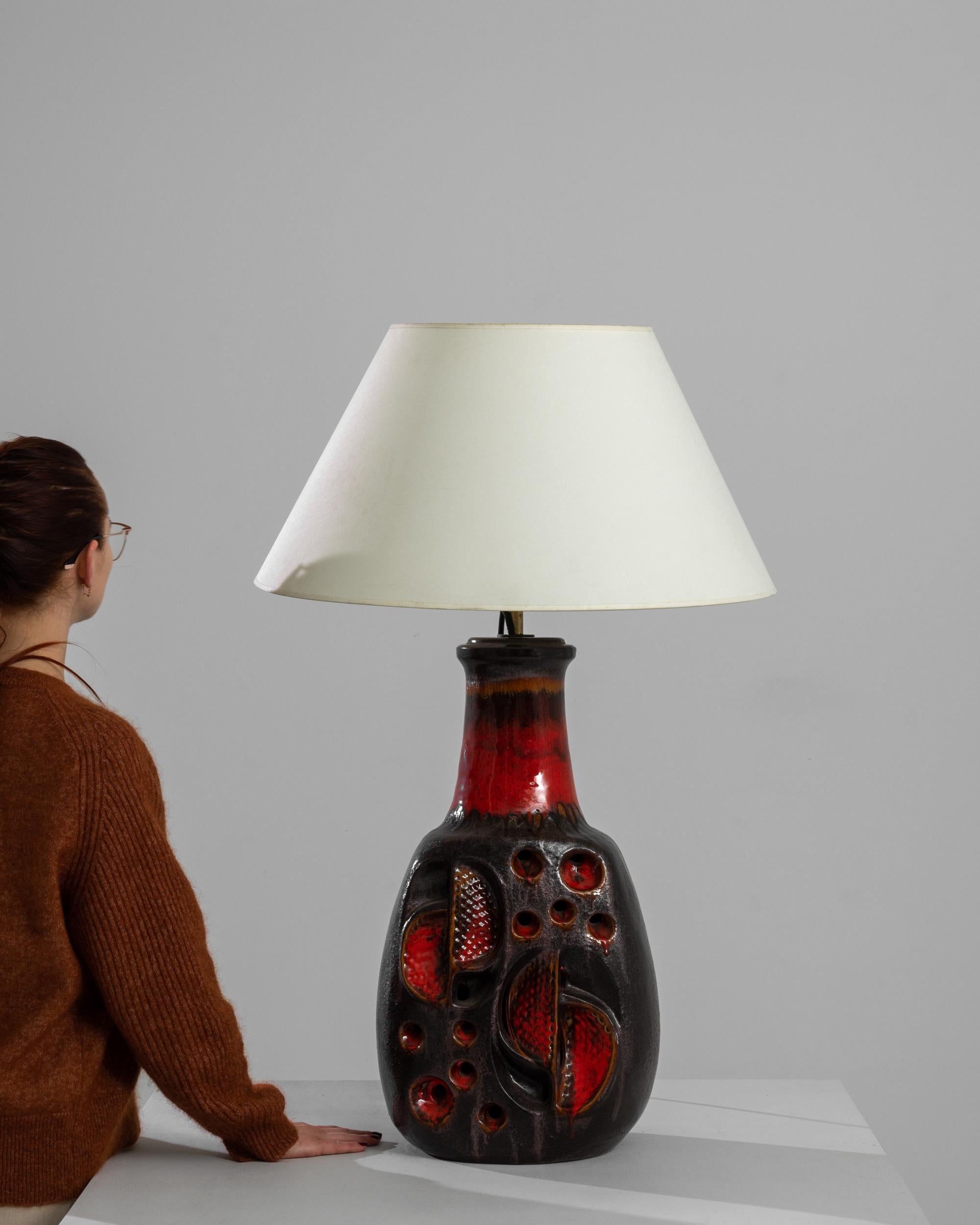 Mid-20th Century 1960s German Ceramic Table Lamp