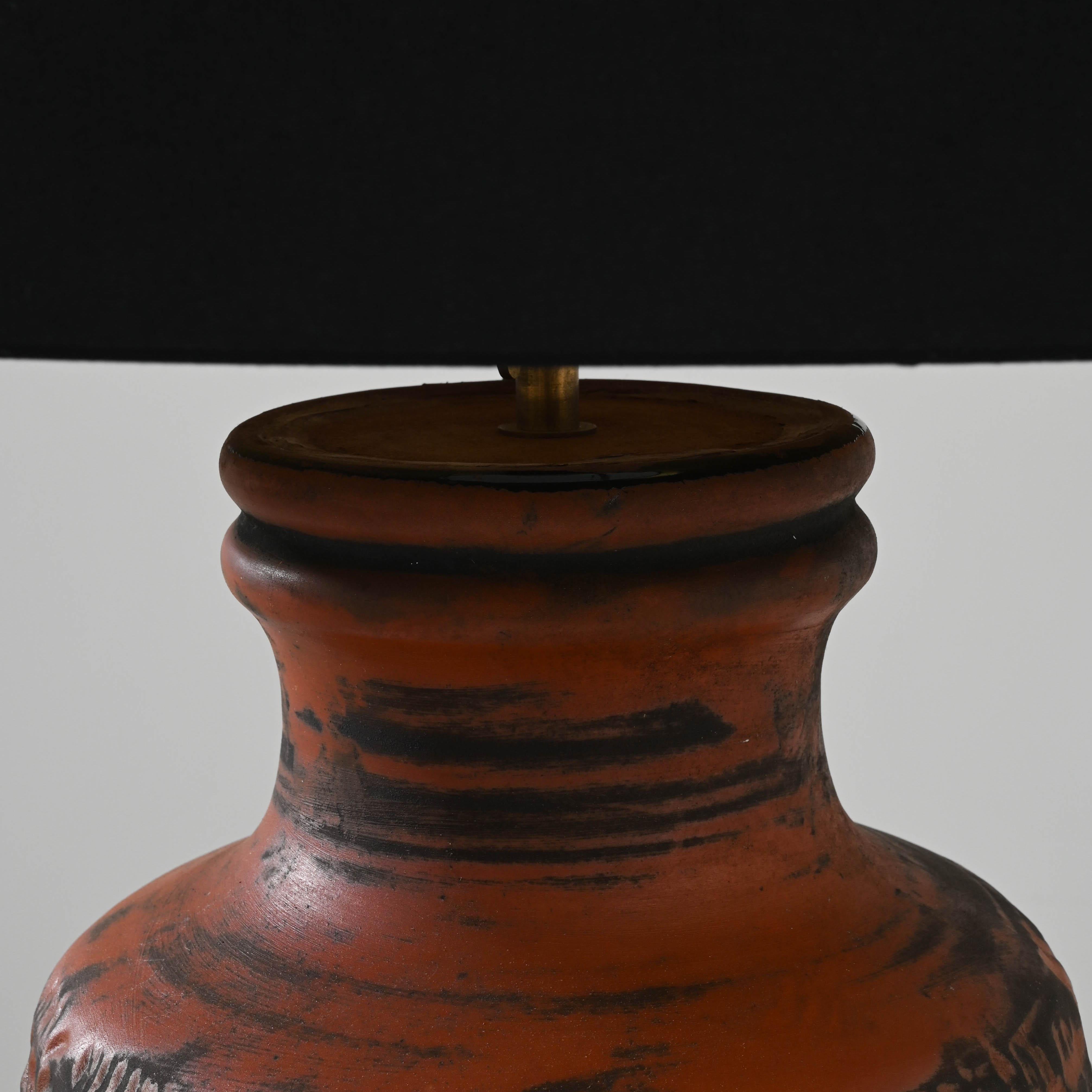 1960s German Ceramic Table Lamp For Sale 4