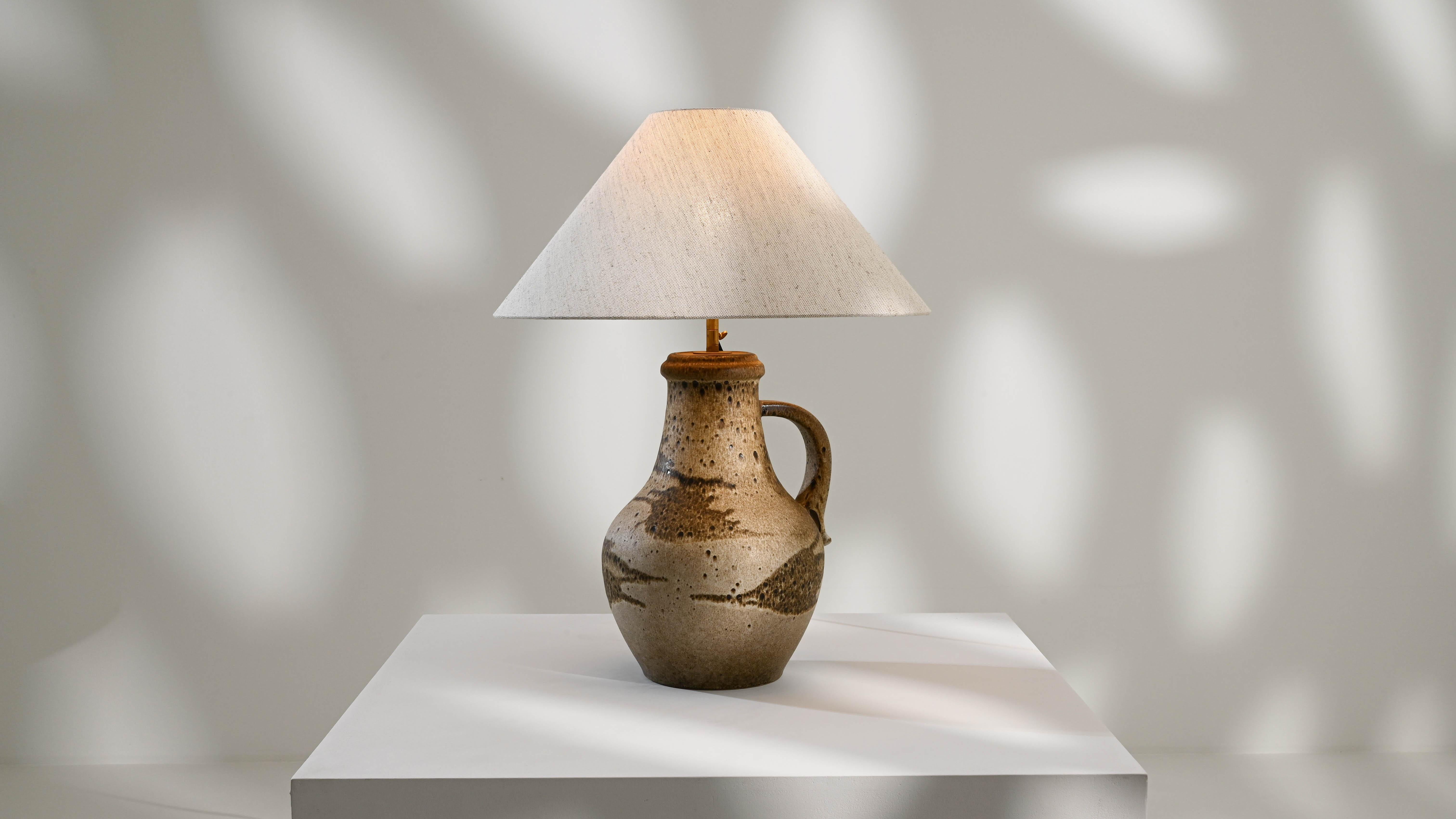 1960s German Ceramic Table Lamp 4