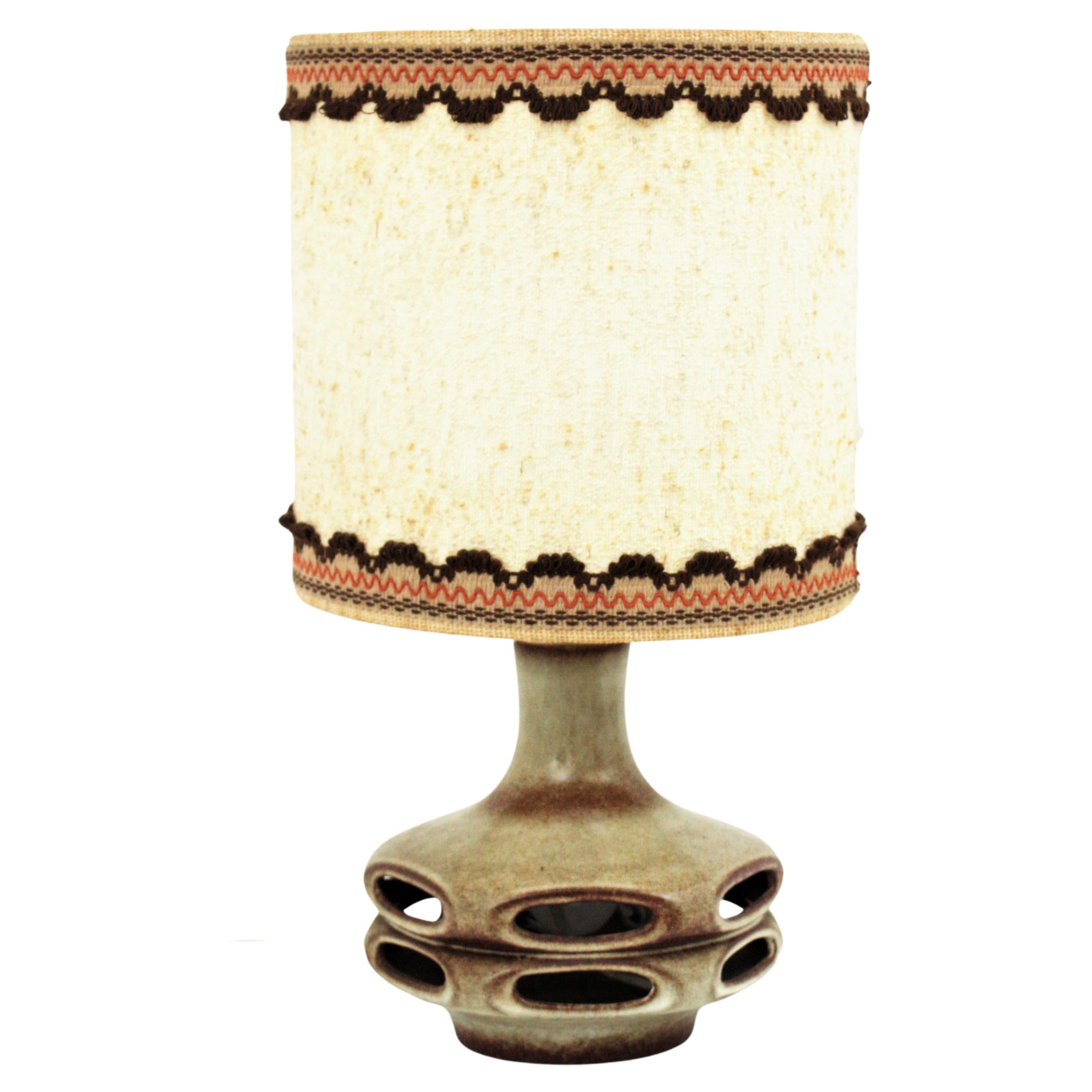 1960s German Ceramic Table Lamp