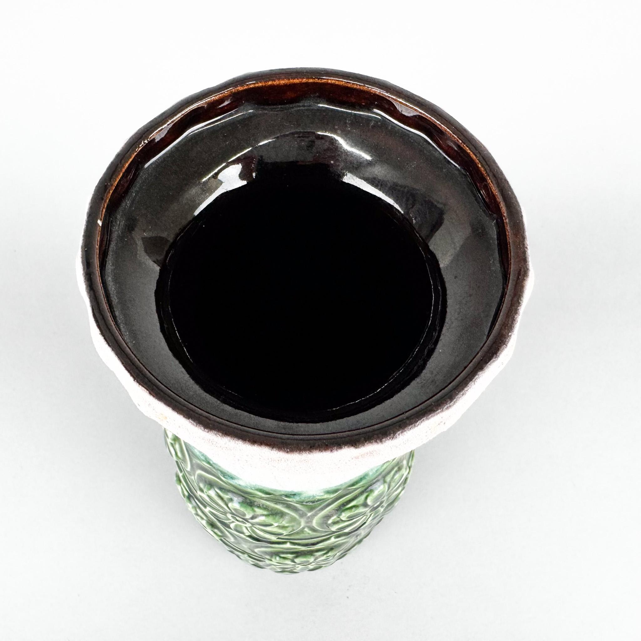 Vaso alto in ceramica tedesca del 1960 di Bay Keramik In condizioni buone in vendita a Praha, CZ