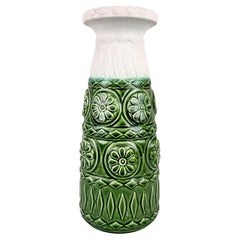1960s German Ceramic Tall Vase by Bay Keramik