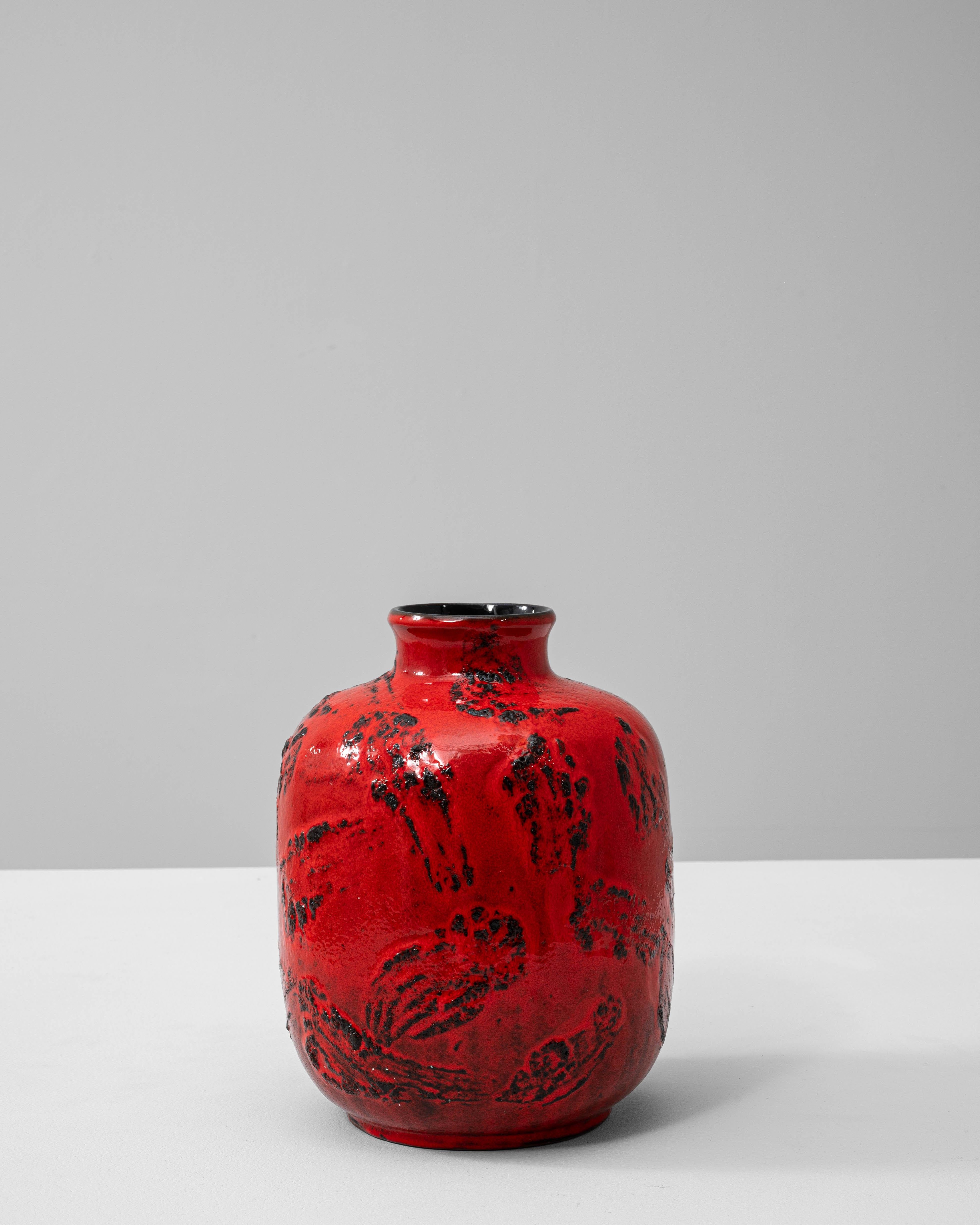 1960s German Ceramic Vase For Sale 3