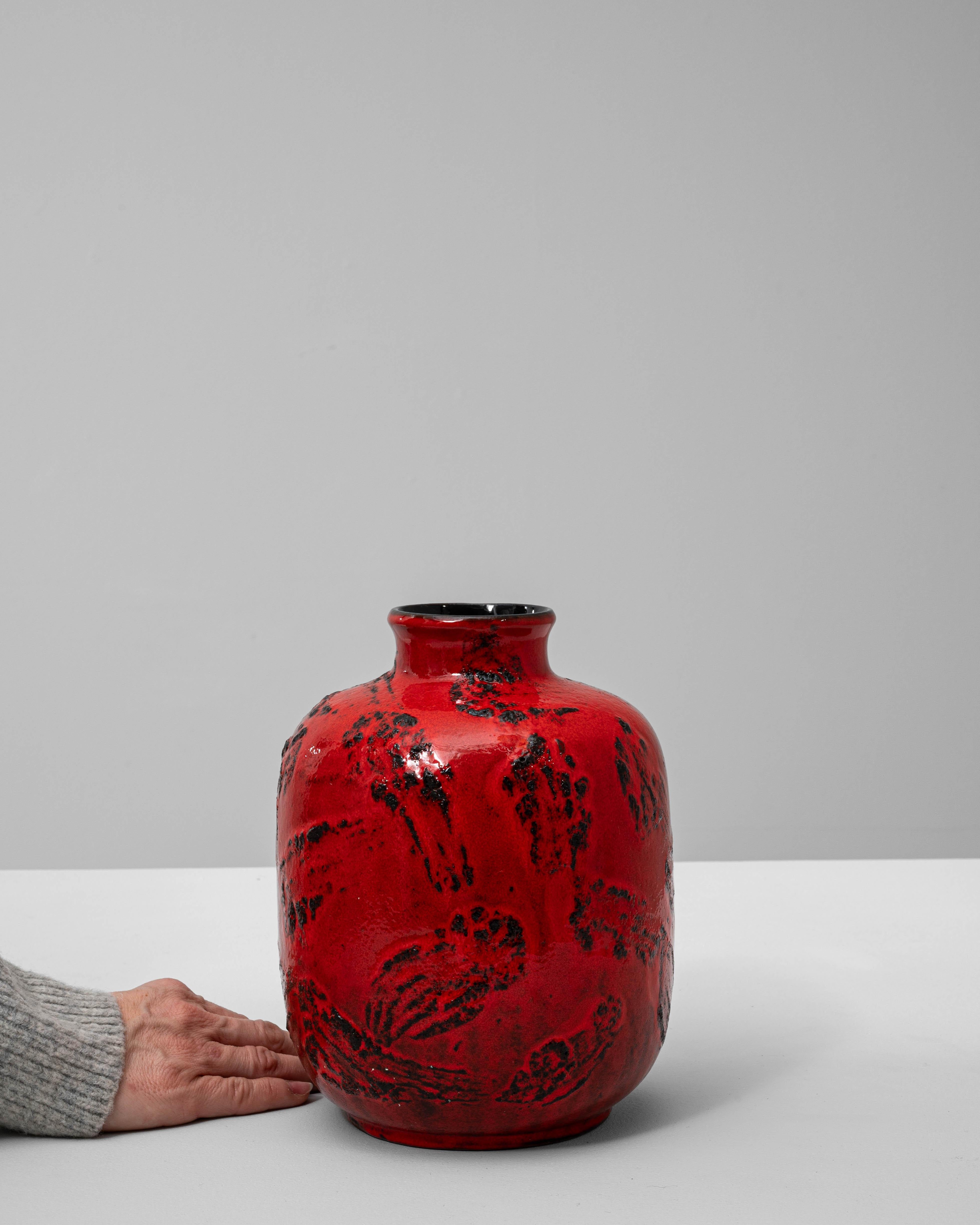1960s German Ceramic Vase For Sale 4