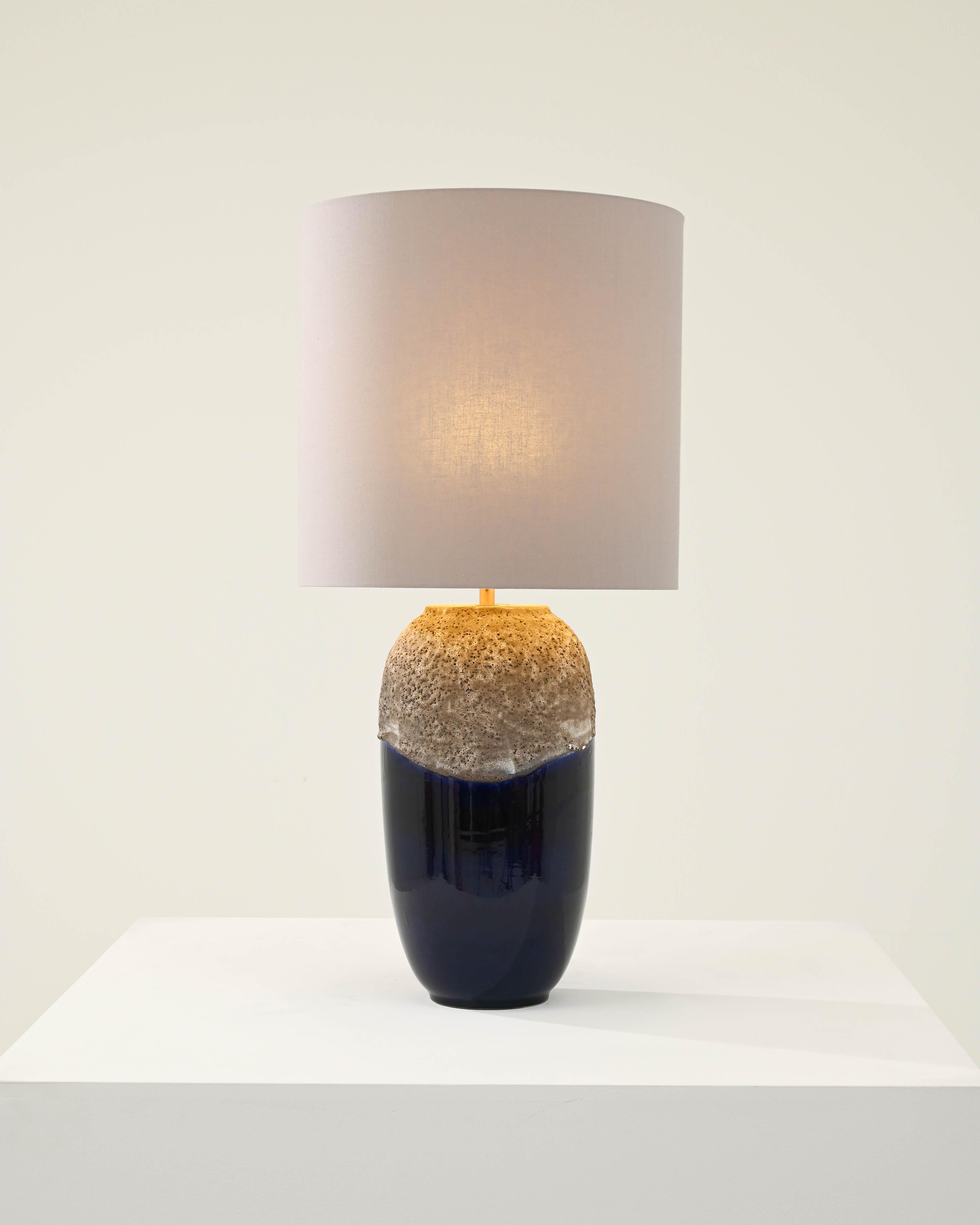 Mid-Century Modern 1960s German Ceramic Vase Table Lamp  For Sale