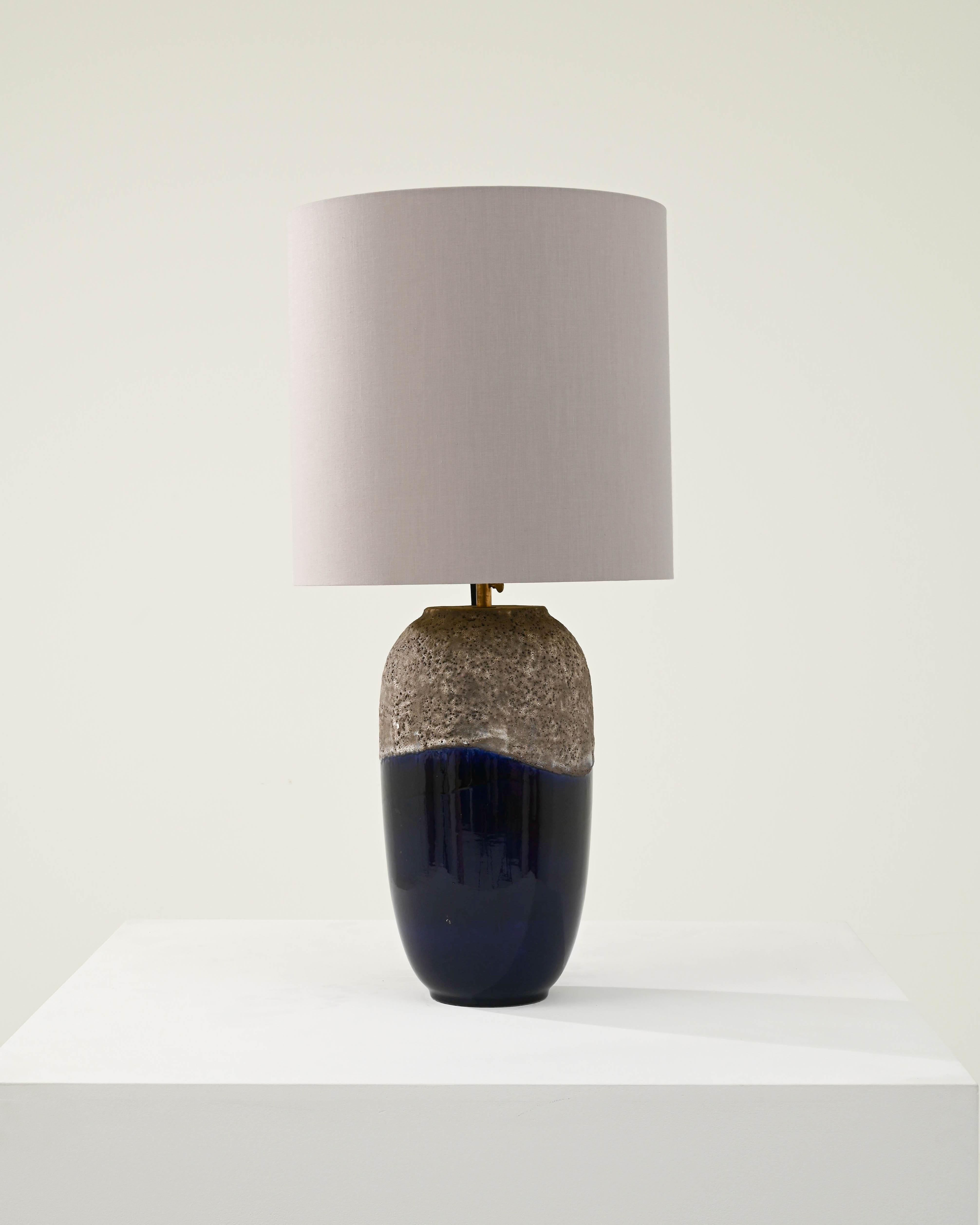 Mid-20th Century 1960s German Ceramic Vase Table Lamp  For Sale