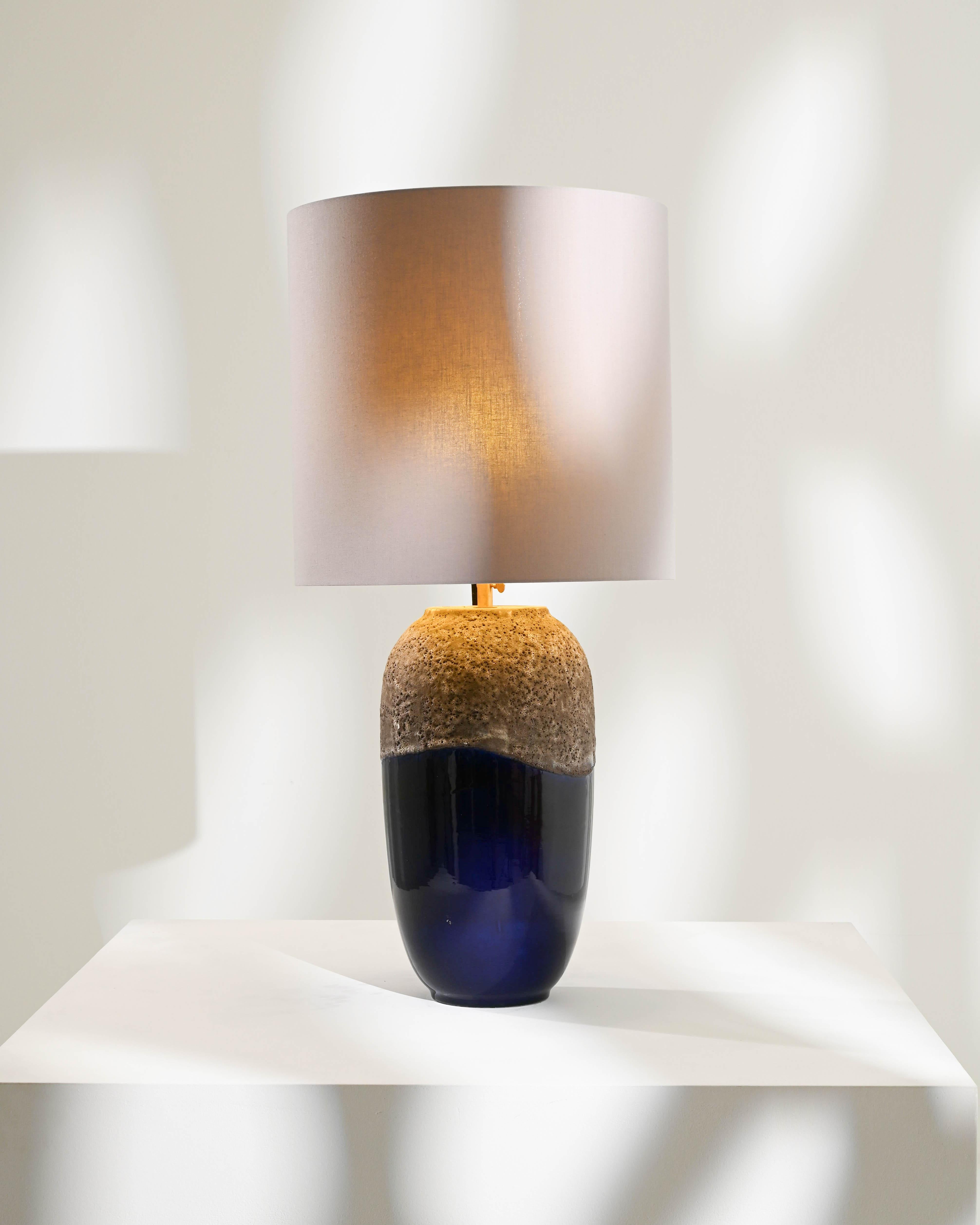 1960s German Ceramic Vase Table Lamp  For Sale 3