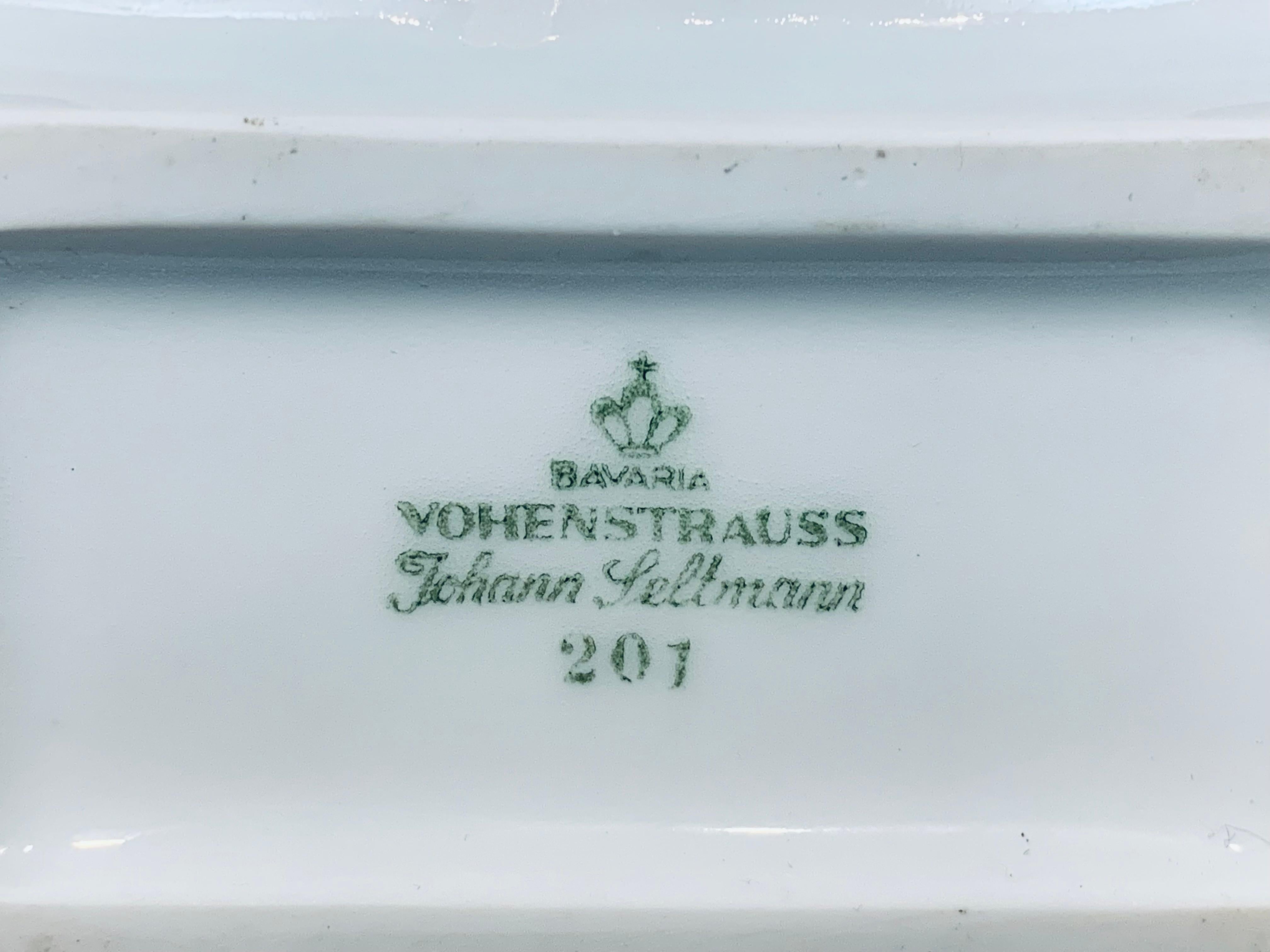 1960s German Johann Seltmann Vohenstrauss White Bisque 3-Dimensional Op Art Vase 11