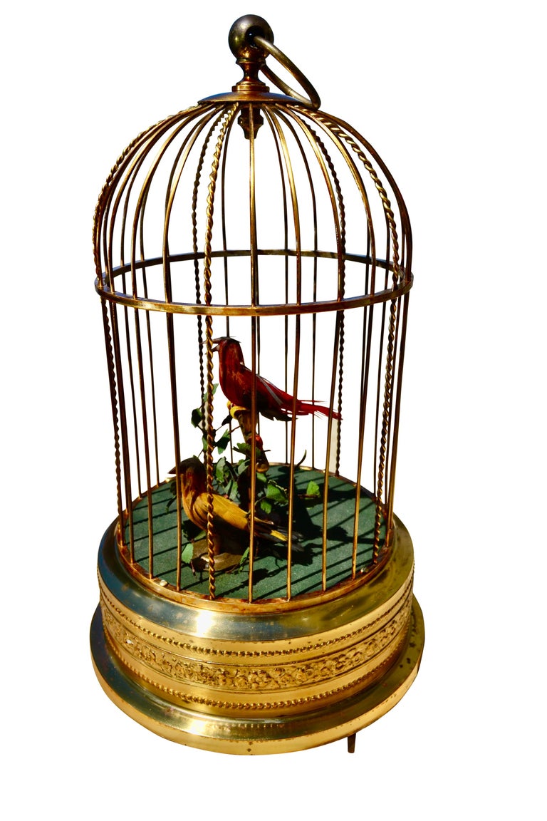 Curated visual reference: 1960 S German Made Singing Bird Cage For Sale At Photo Inspiration