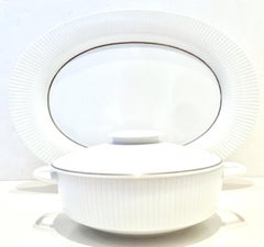 1960'S German Porcelain "Modulation" S/2 by Tappio Wikkala For Rosenthal