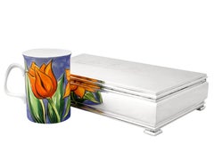 1960s German Sterling Silver Cigar Box