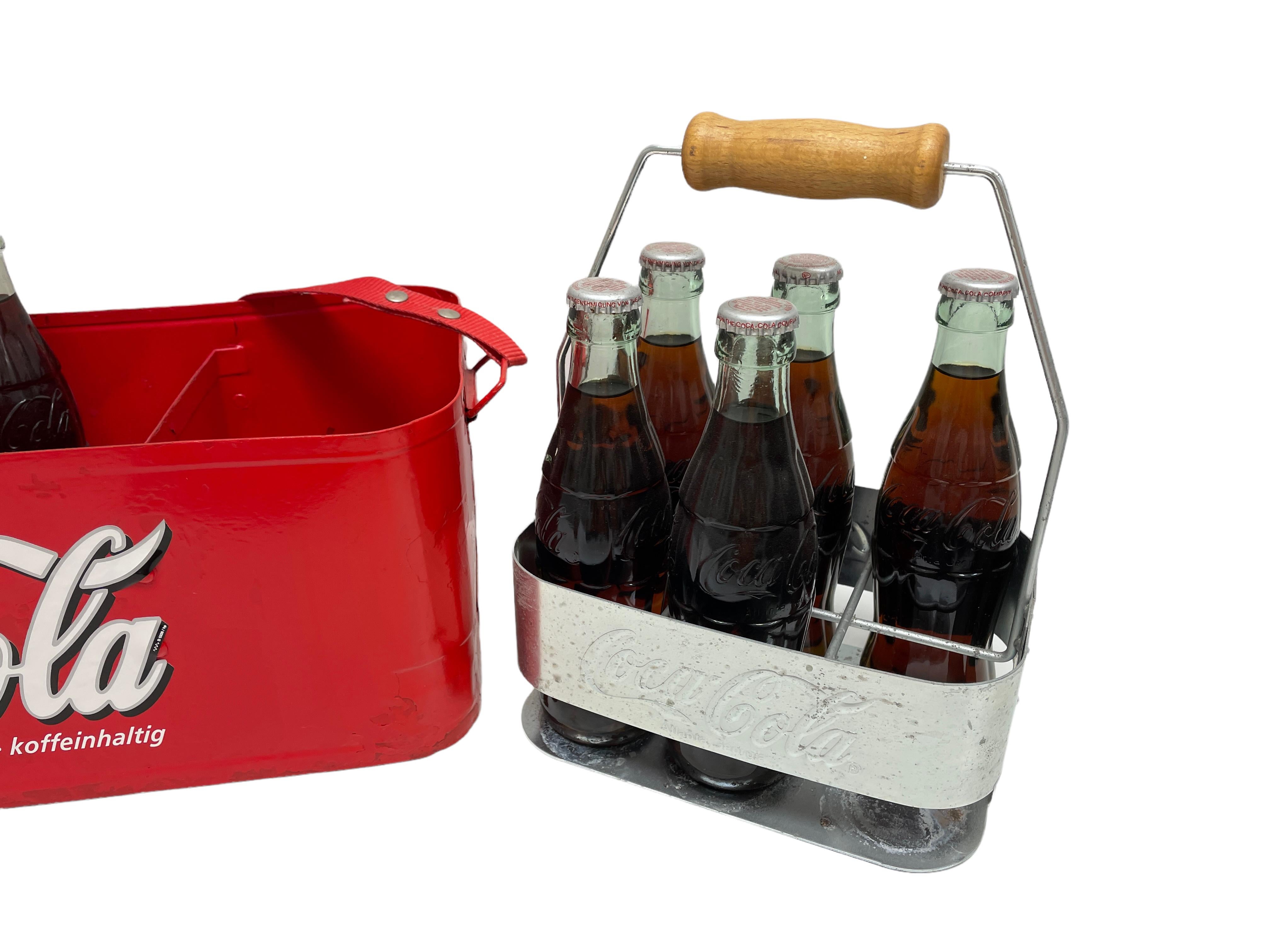 coca cola metal cooler