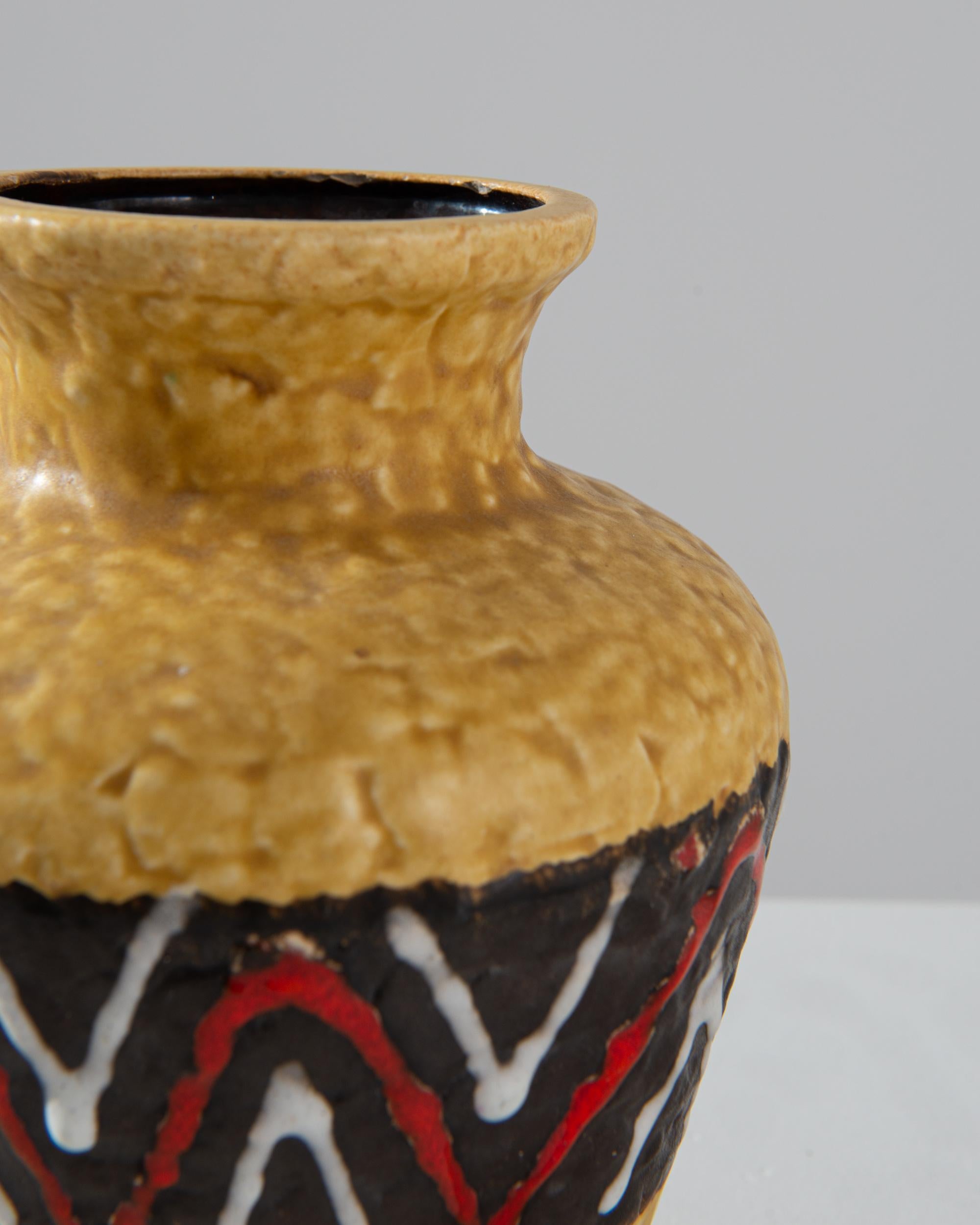 Vase allemand en céramique « W. Germany » des années 1960 en vente 5