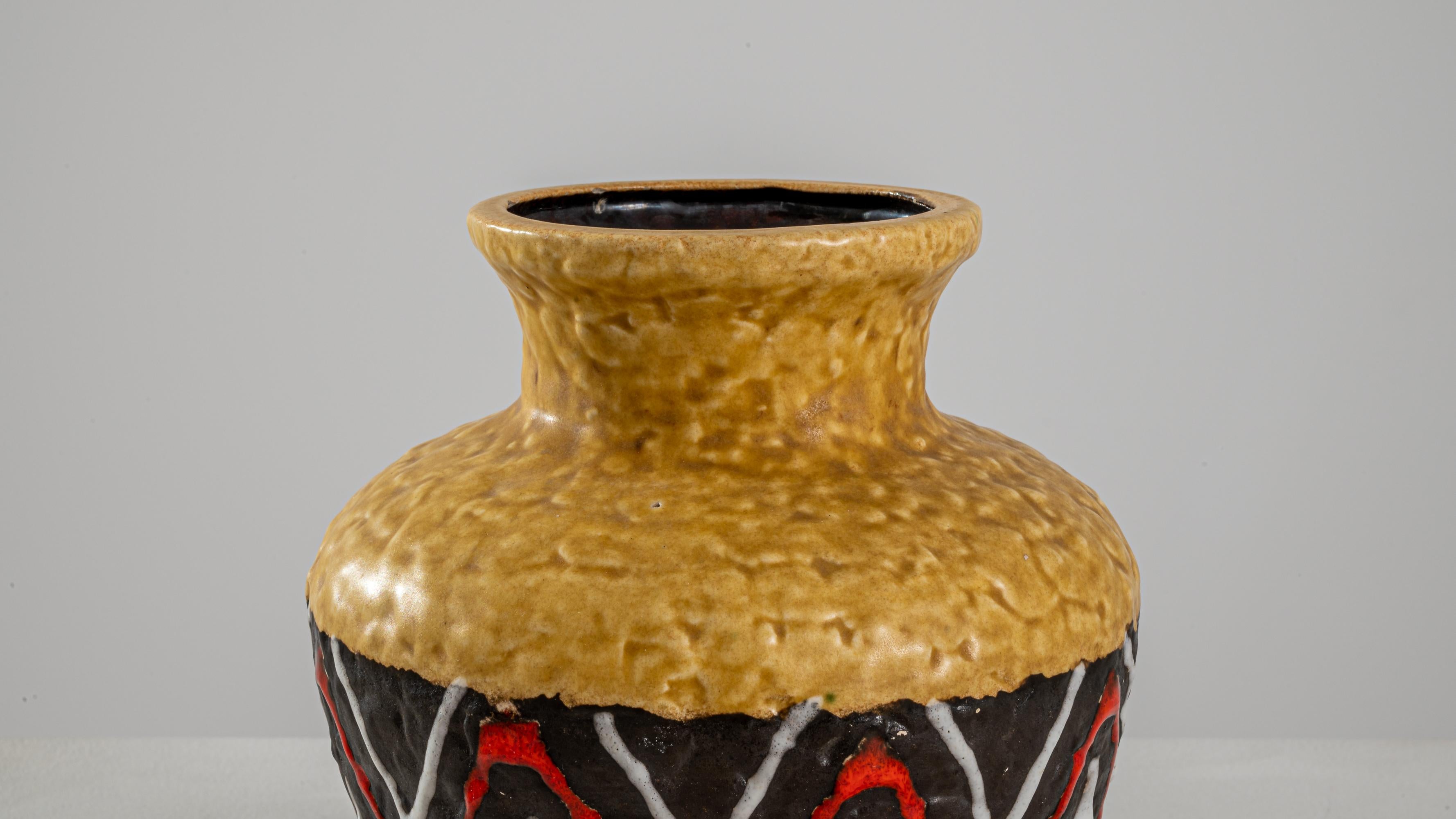 Vase allemand en céramique « W. Germany » des années 1960 en vente 6
