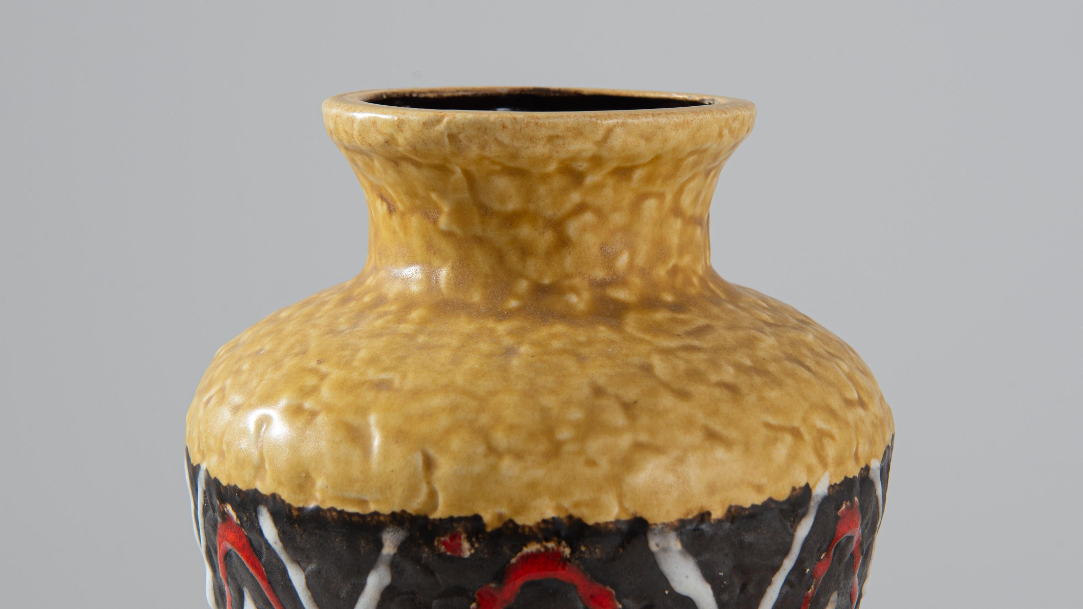 Vase allemand en céramique « W. Germany » des années 1960 en vente 10
