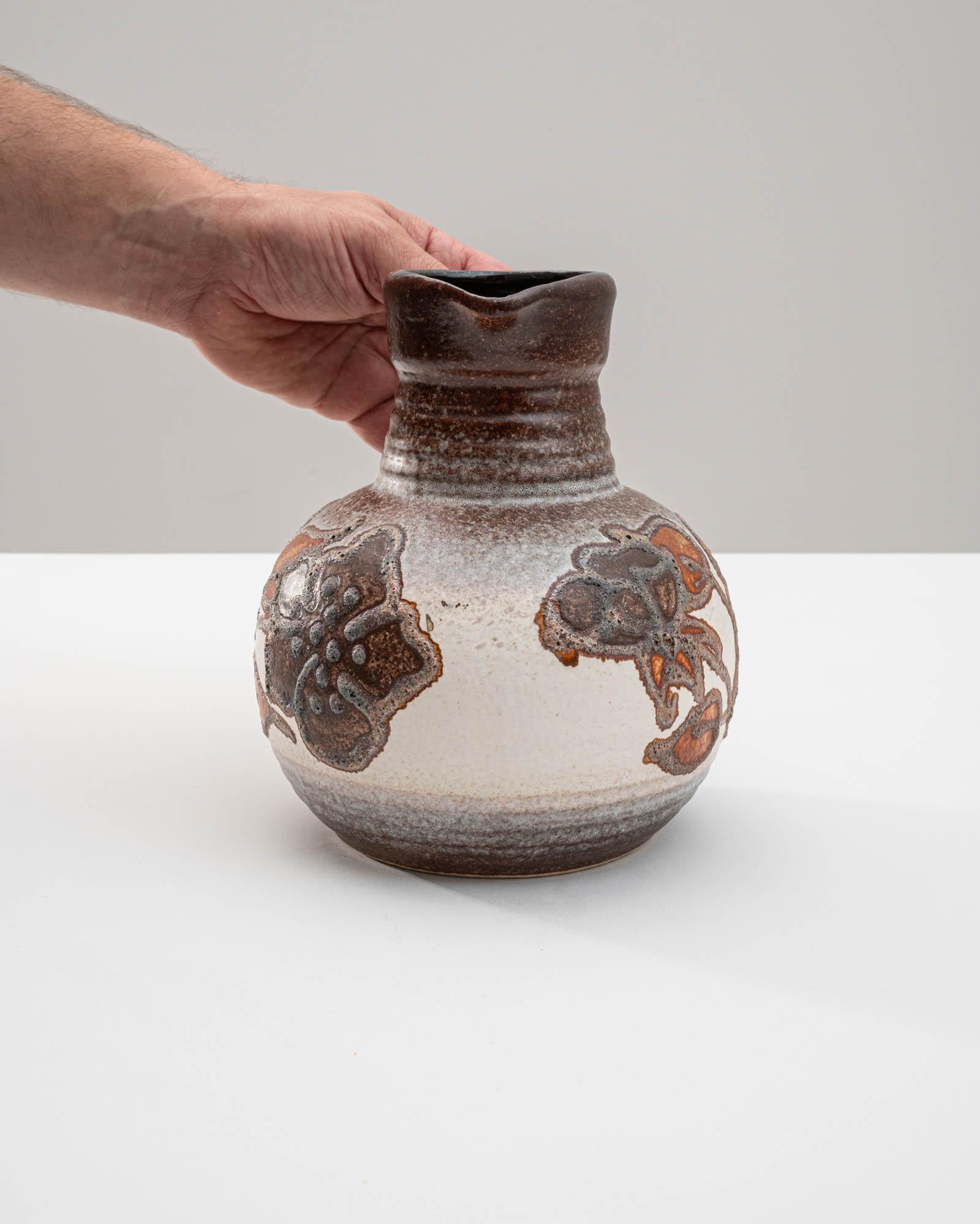 Allemand Vase allemand en céramique « W. Germany » des années 1960 en vente