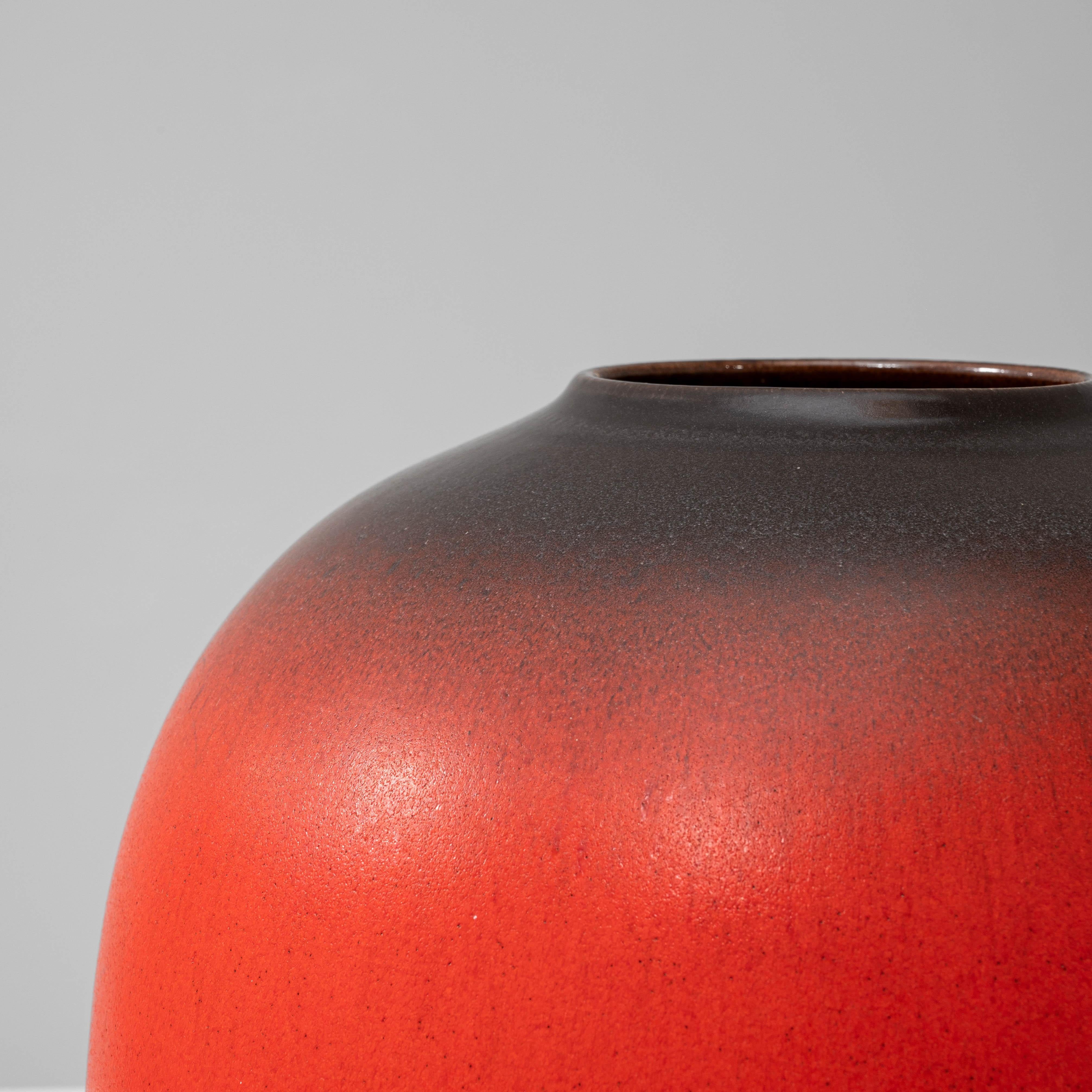 1960s German W. Germany Ceramic Vase For Sale 3