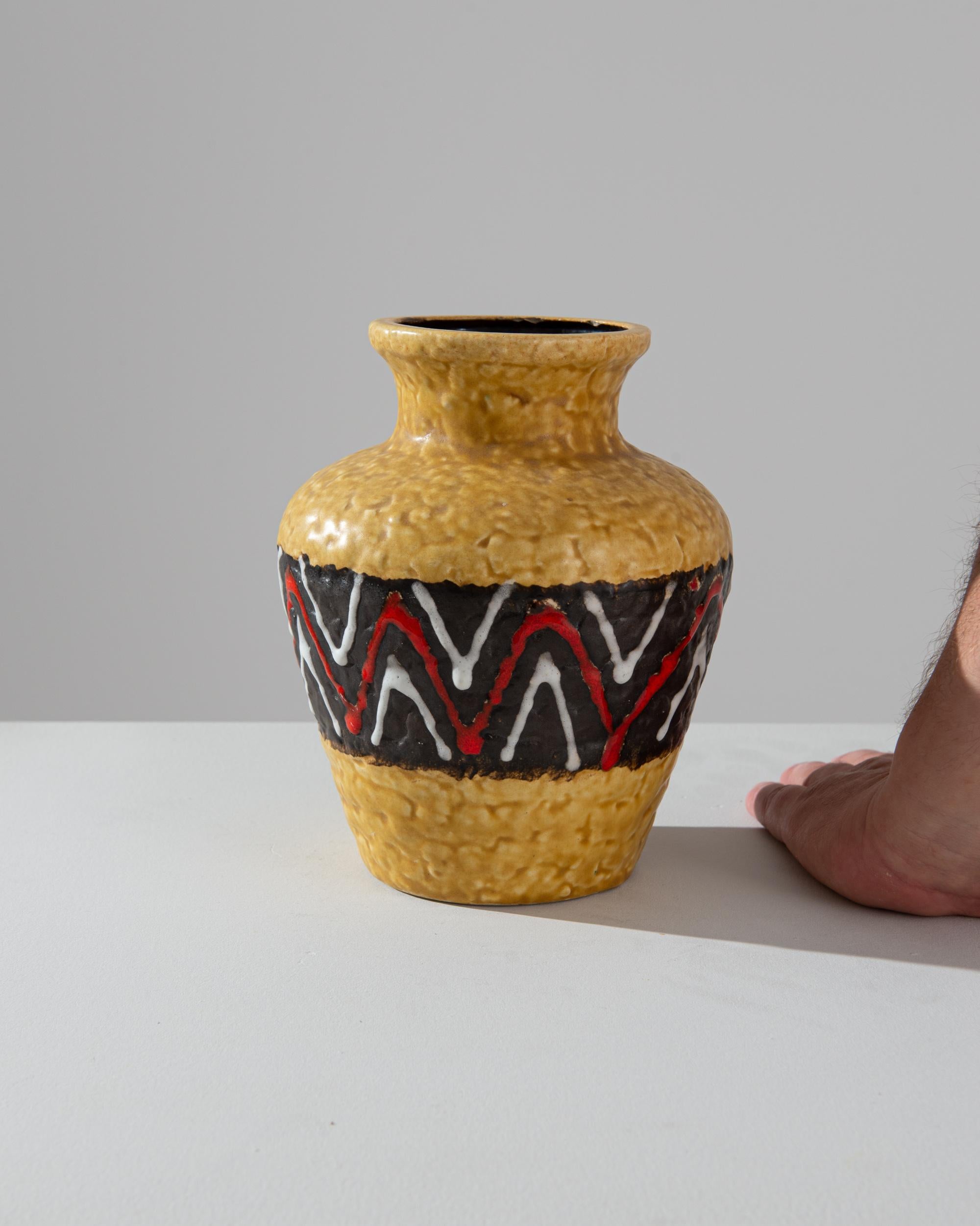 Vase allemand en céramique « W. Germany » des années 1960 en vente 3