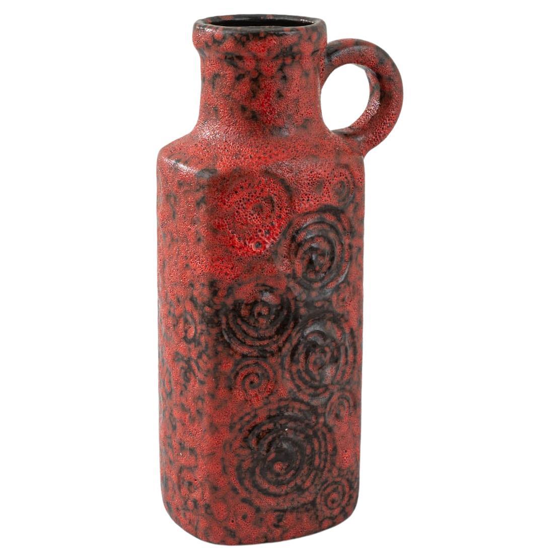 Vase allemand en céramique « W. Germany » des années 1960 en vente