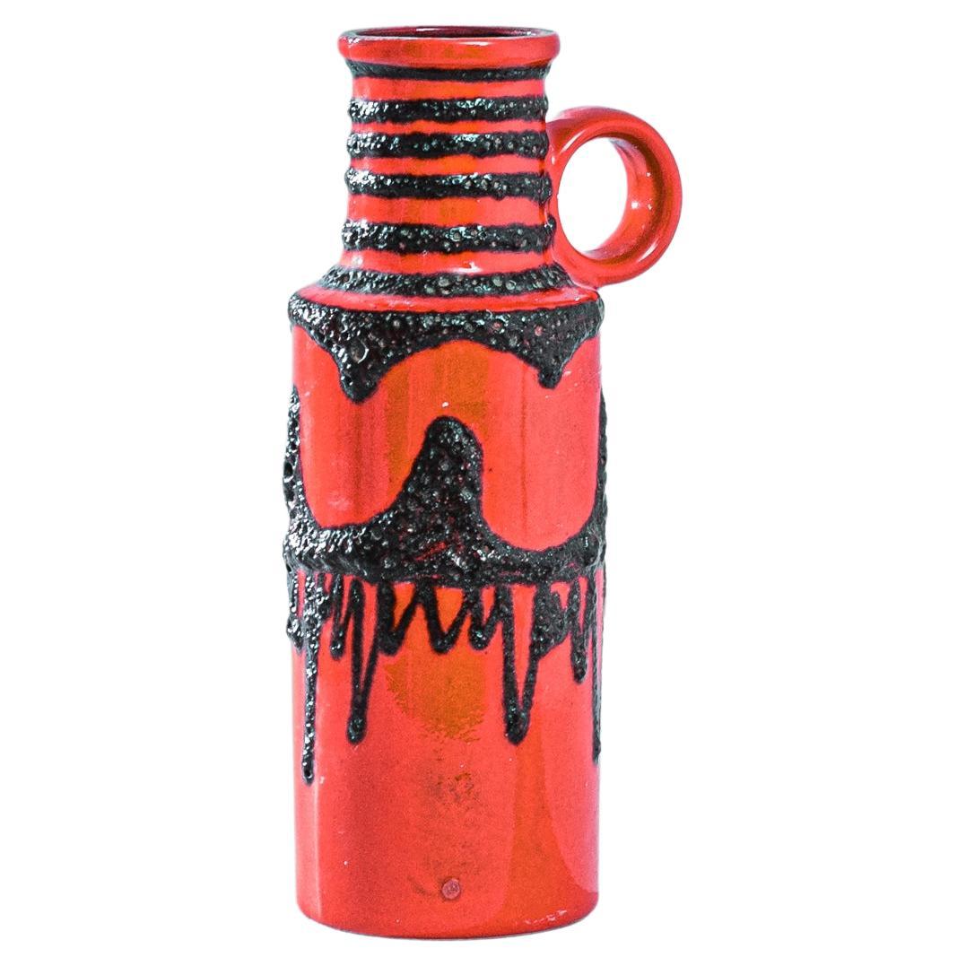 1960er Jahre Deutsch "W. Deutschland" Keramik Vase im Angebot