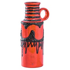 Vase allemand en céramique « W. Germany » des années 1960
