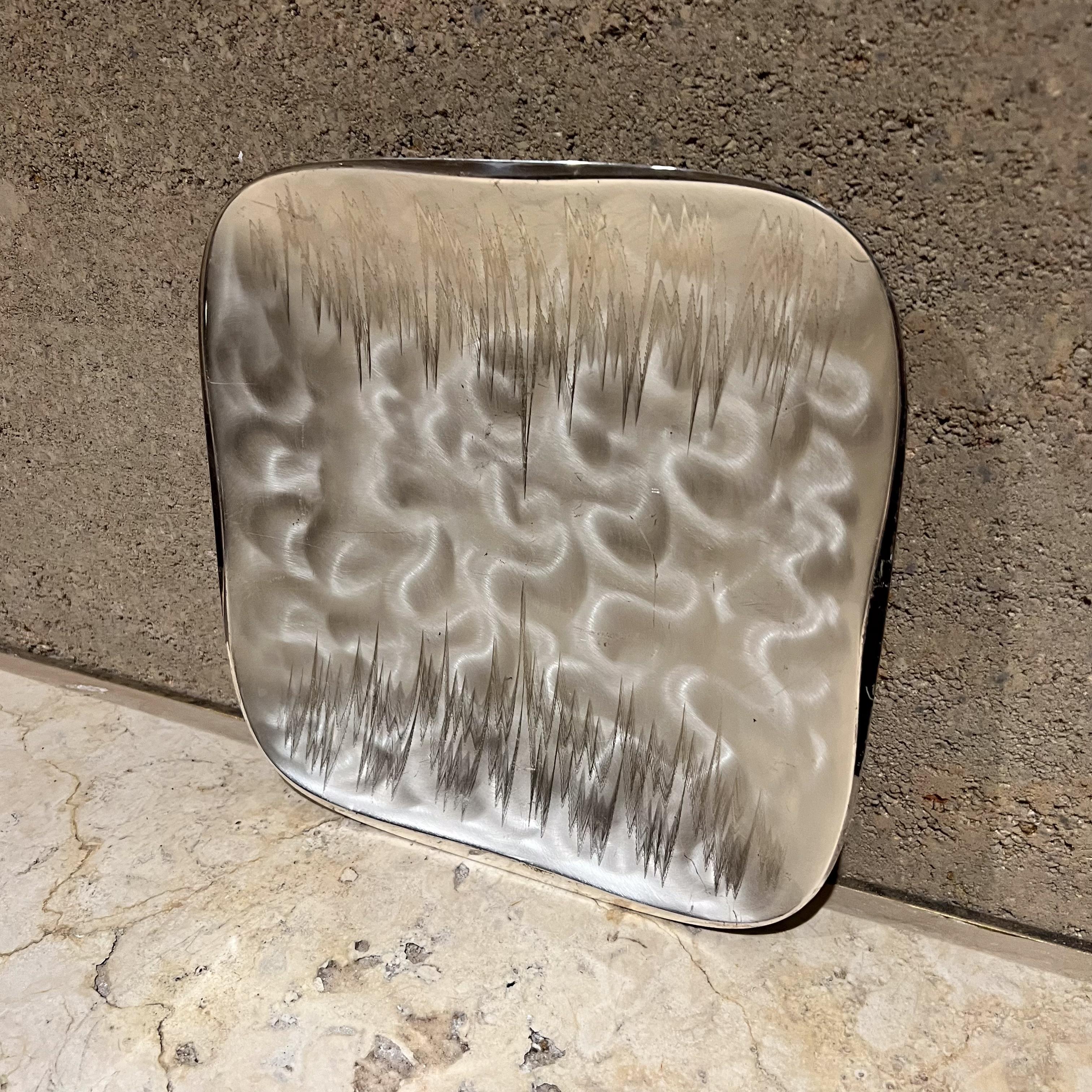 1960s German WMF Ikora Modernist Silverplate Tray In Good Condition For Sale In Chula Vista, CA