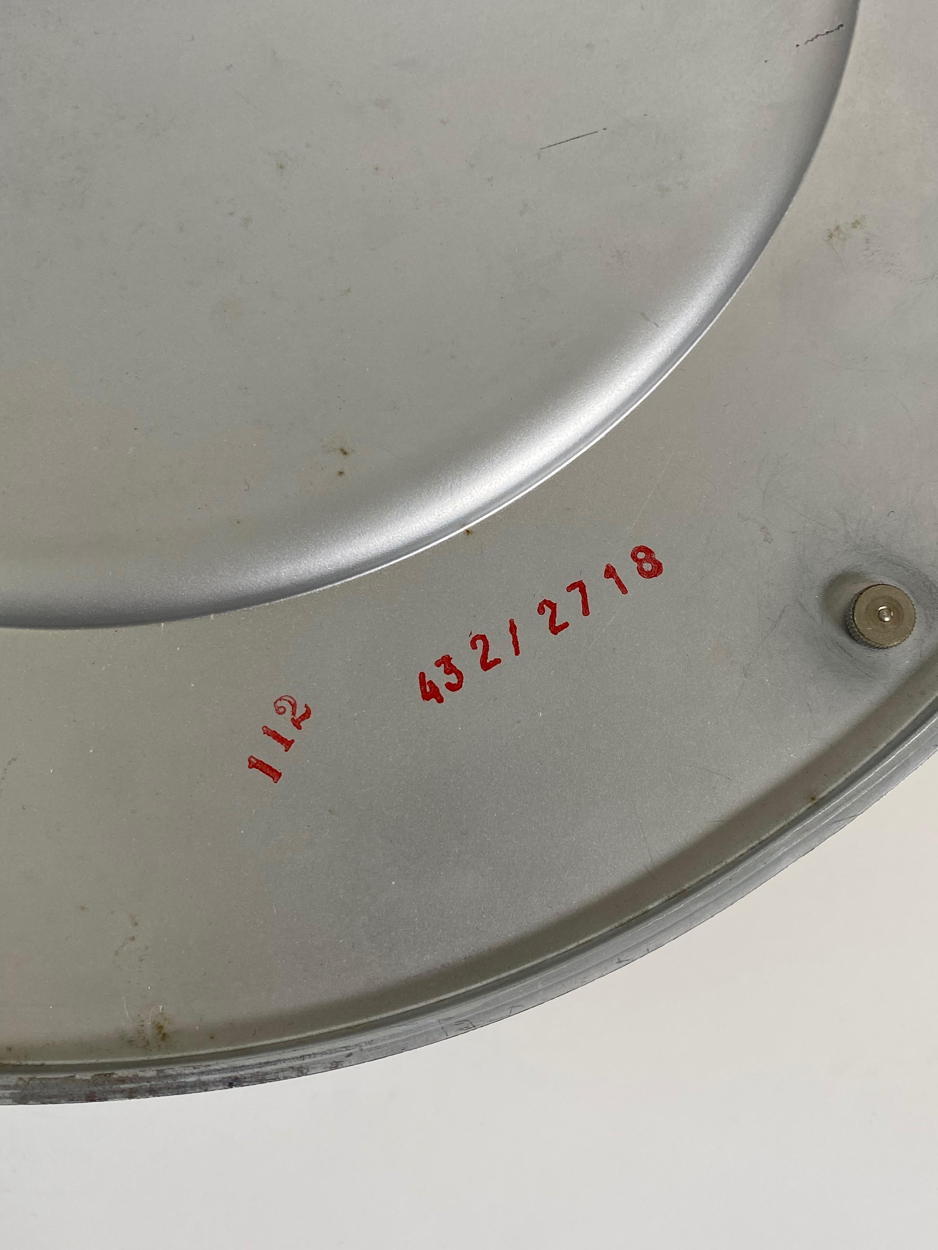 1960s Germany Junghans Wall Clock in the  style of  Max Bill Industrial Design In Good Condition In Oakland, CA