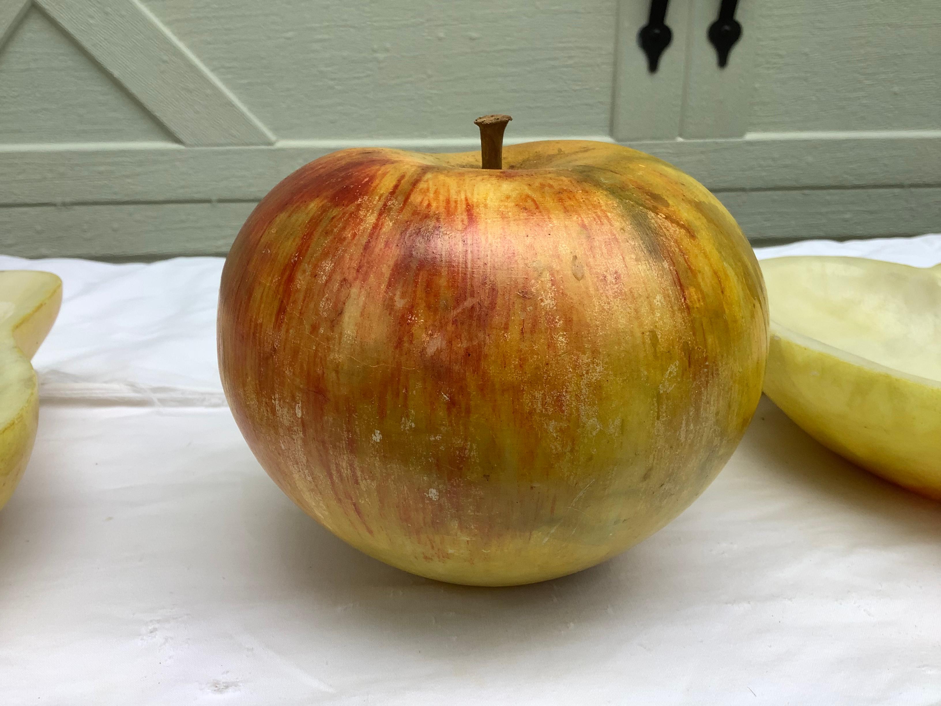 Alabaster 1960s Giant Italian Stone Fruit