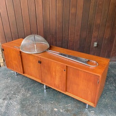 1960s Giant Strainer Kitchen Sign Wall Art Sculpture Chrome Basket Tool