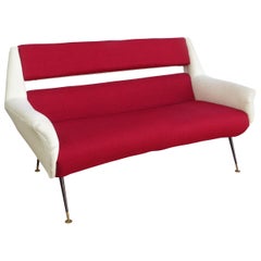 1960s Gigi Radice Midcentury Italian Settee