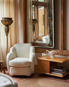 1960s gilded metal Spanish floor lamp