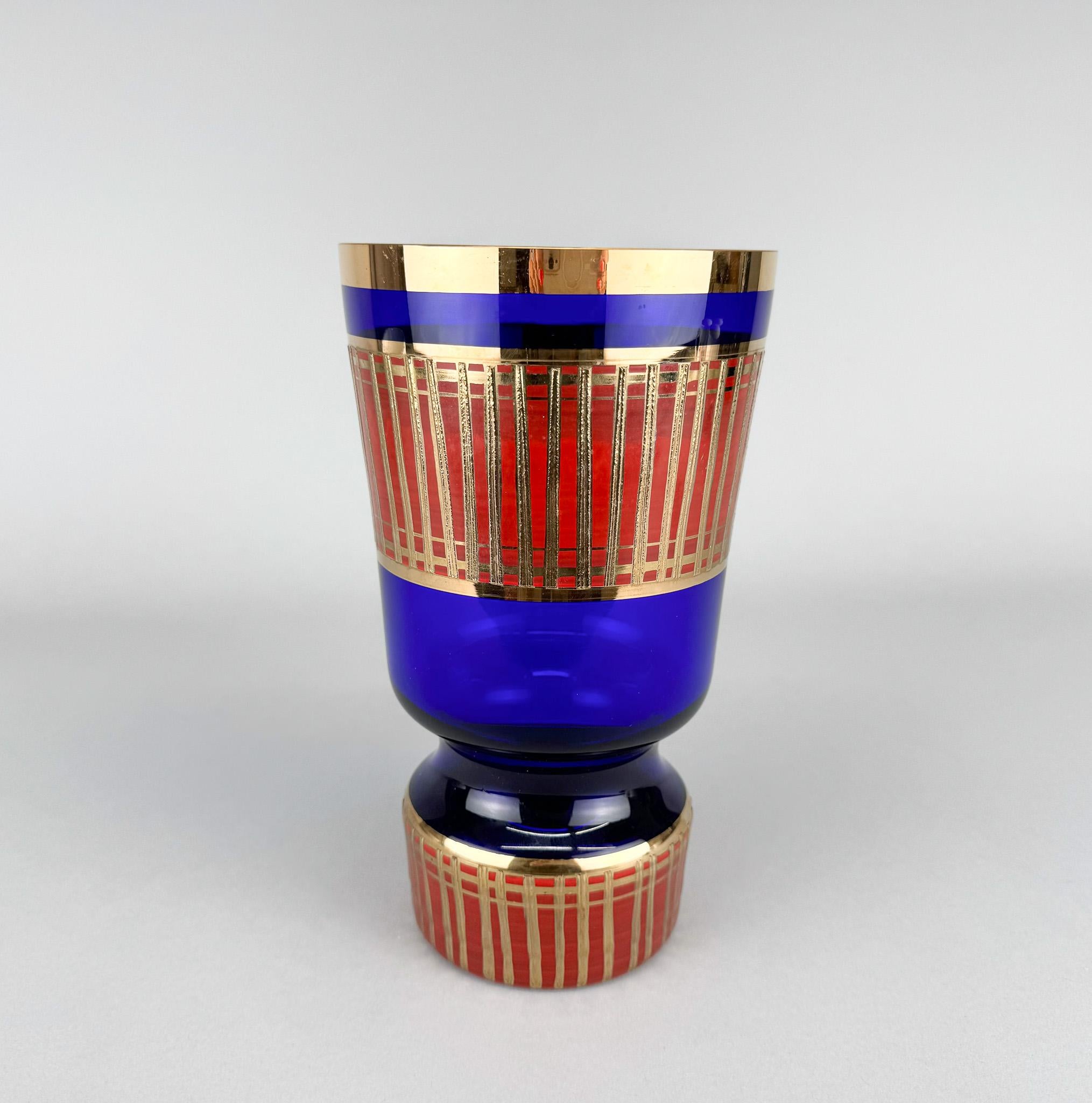 Mid-Century moderno Vaso a forma di branchie degli anni '60 del designer Jan Gabrhel, Cecoslovacchia in vendita