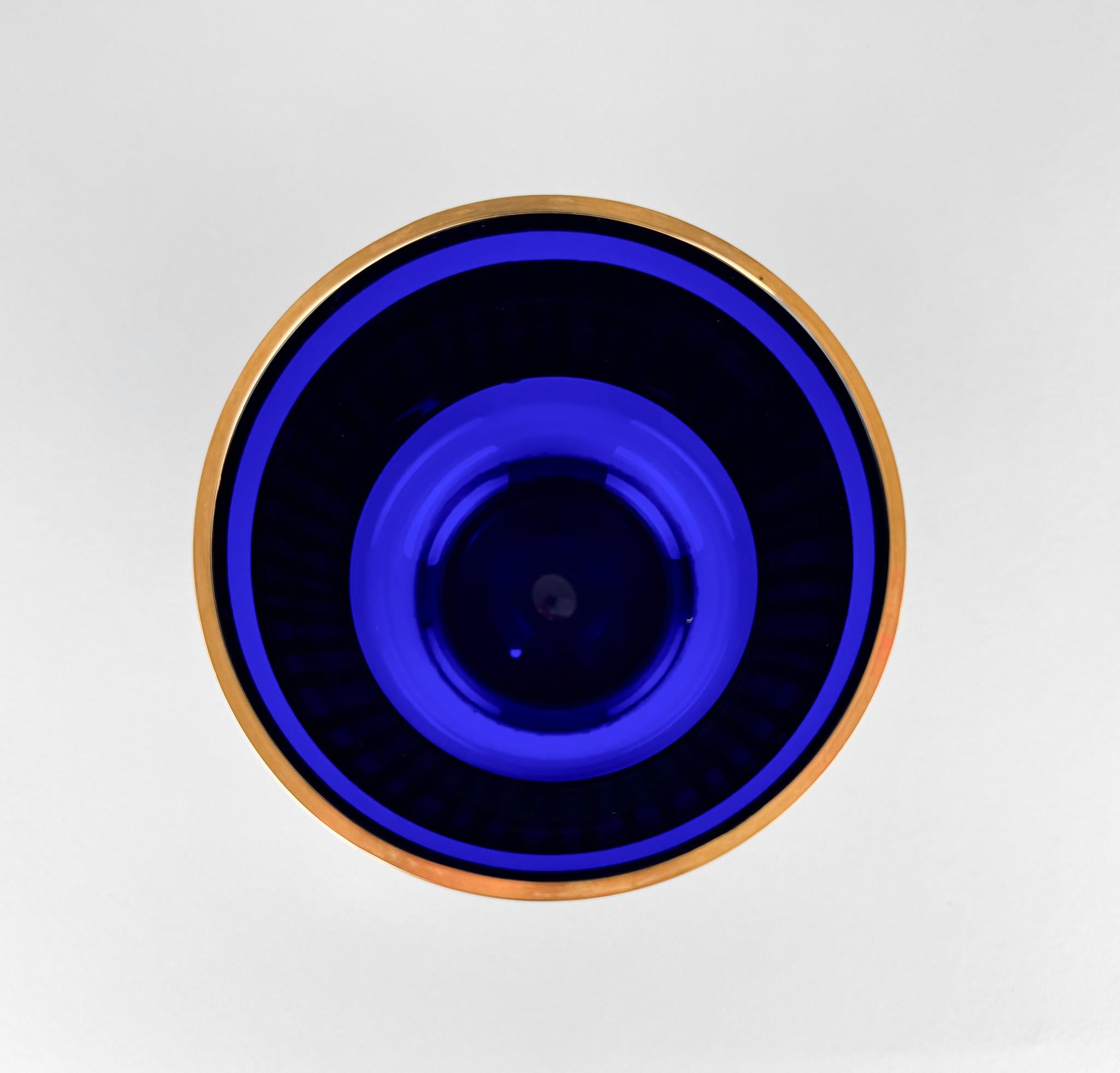 Vetro Vaso a forma di branchie degli anni '60 del designer Jan Gabrhel, Cecoslovacchia in vendita