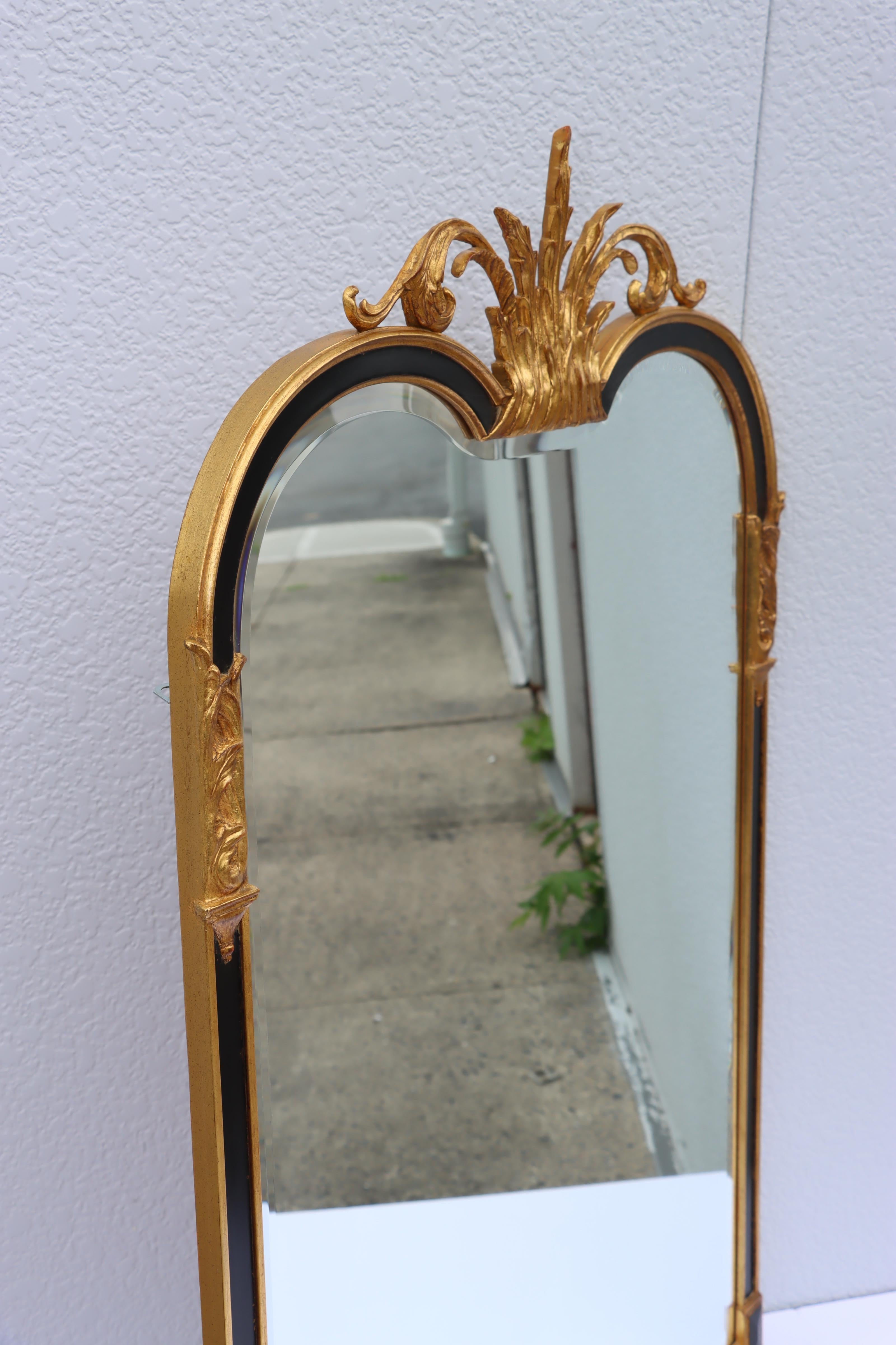 1960's Gilt Beveled Wall Mirror By Carver's Guild  6