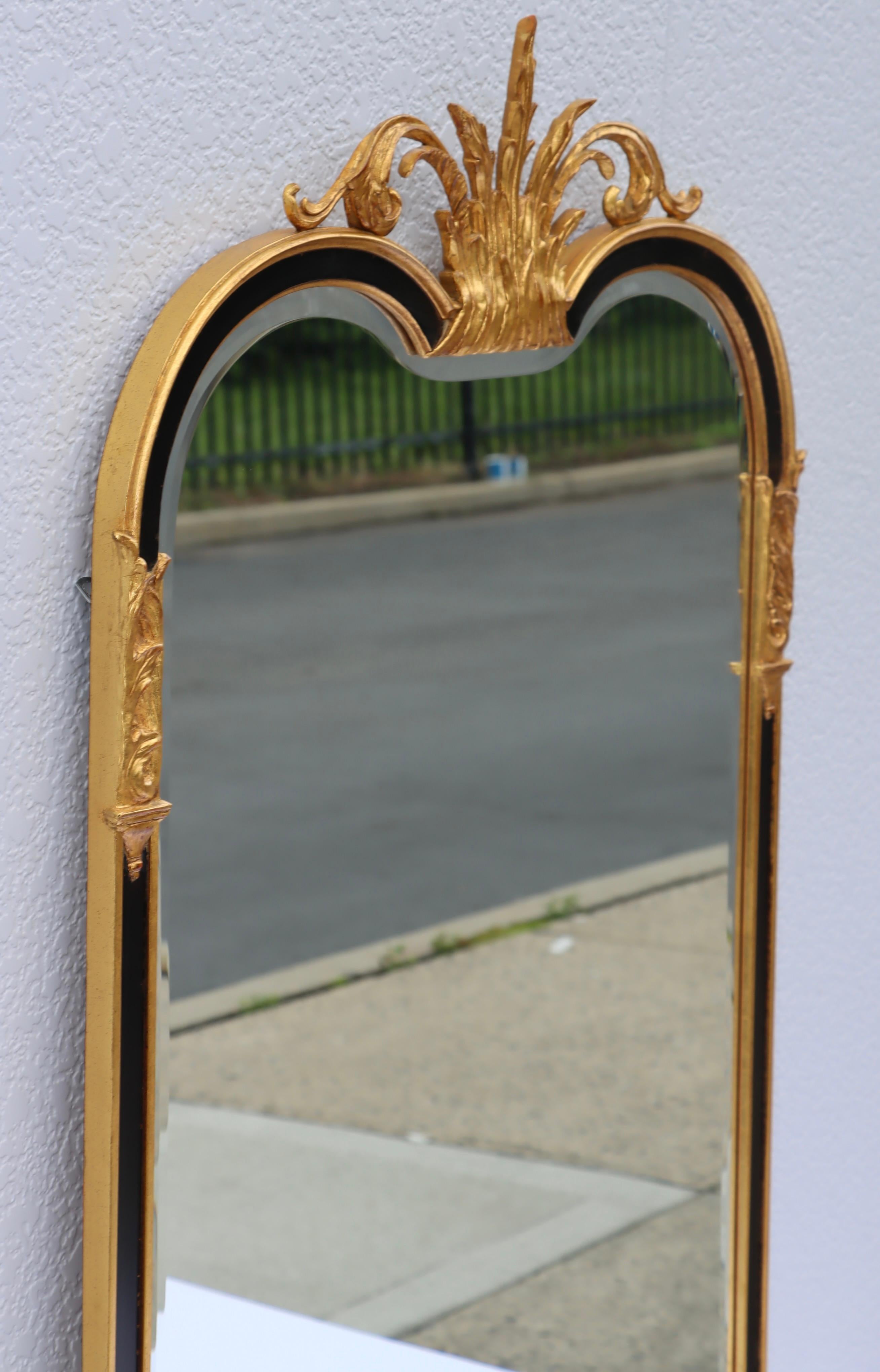 1960's Gilt Beveled Wall Mirror By Carver's Guild  11