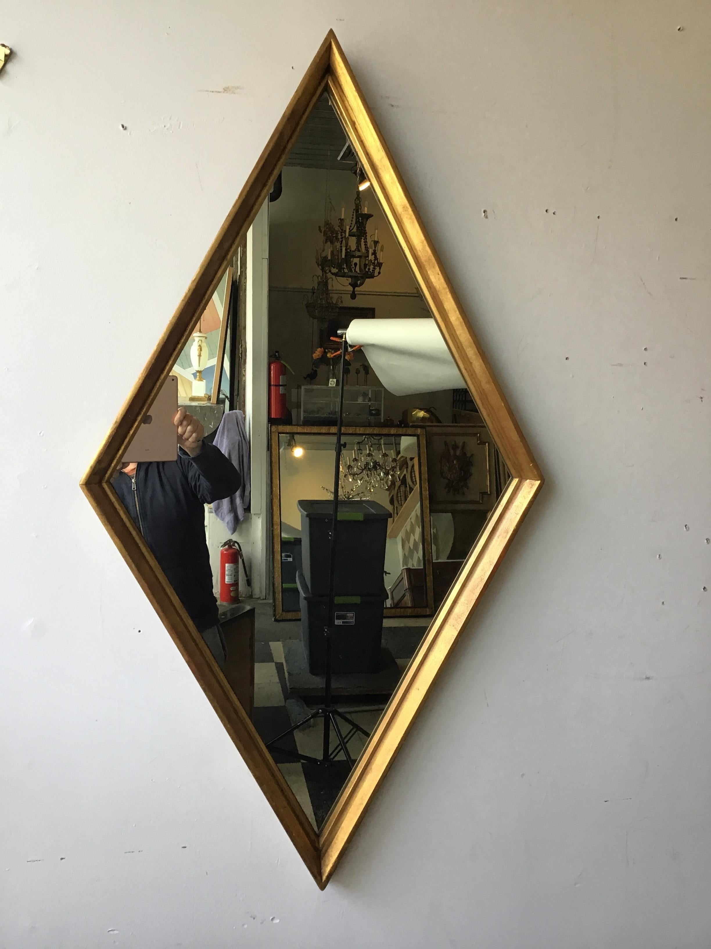 diamond shaped mirrors