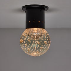 1960er Jahre Gino Sarfatti Seguso Bubble Glass Wand- oder Deckenleuchte für Arteluce