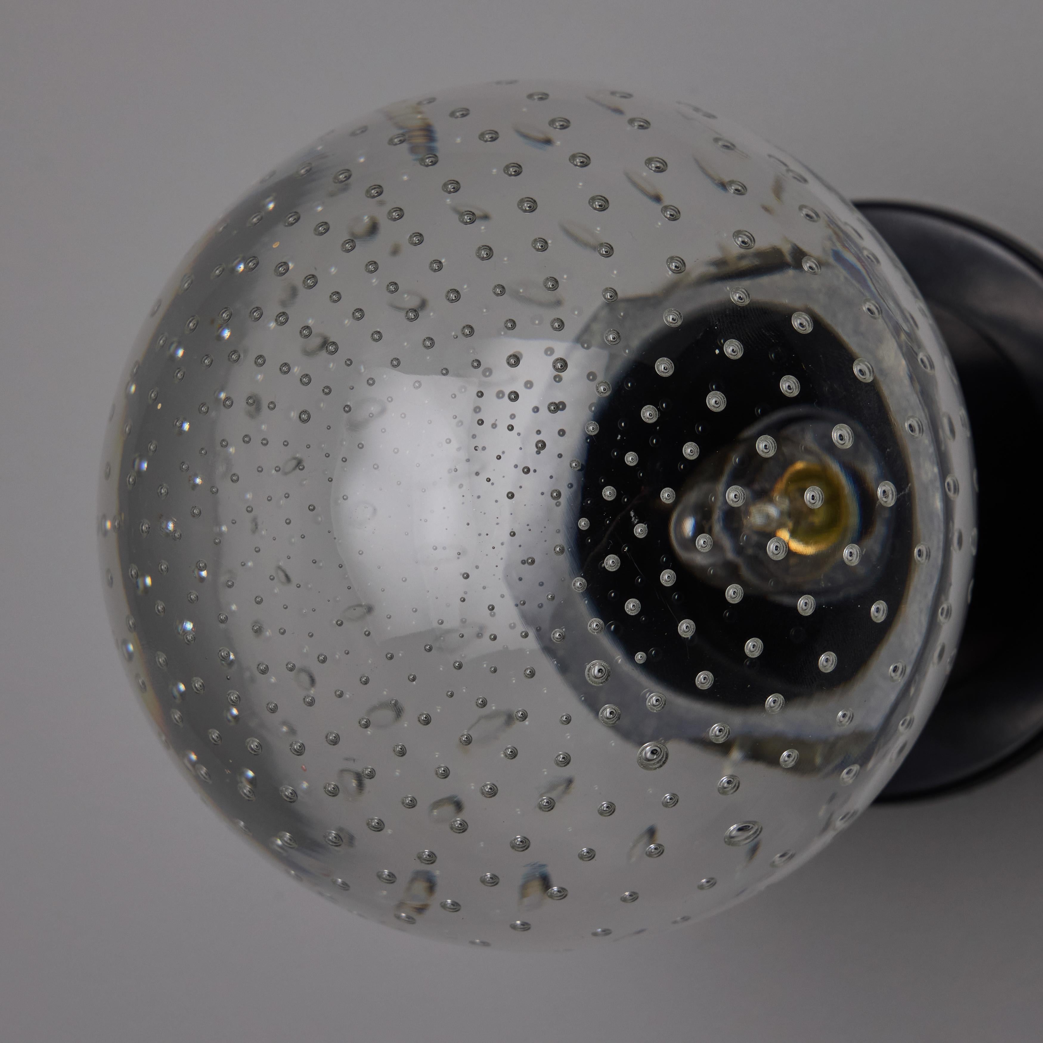 1960er Jahre Gino Sarfatti Seguso Bubble Glass Wand- oder Deckenleuchten für Arteluce (Metall) im Angebot