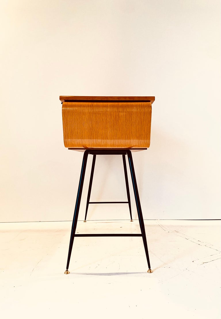 Gio Distance Singer 1960s Gio Ponti for Singer Console Table at 1stDibs